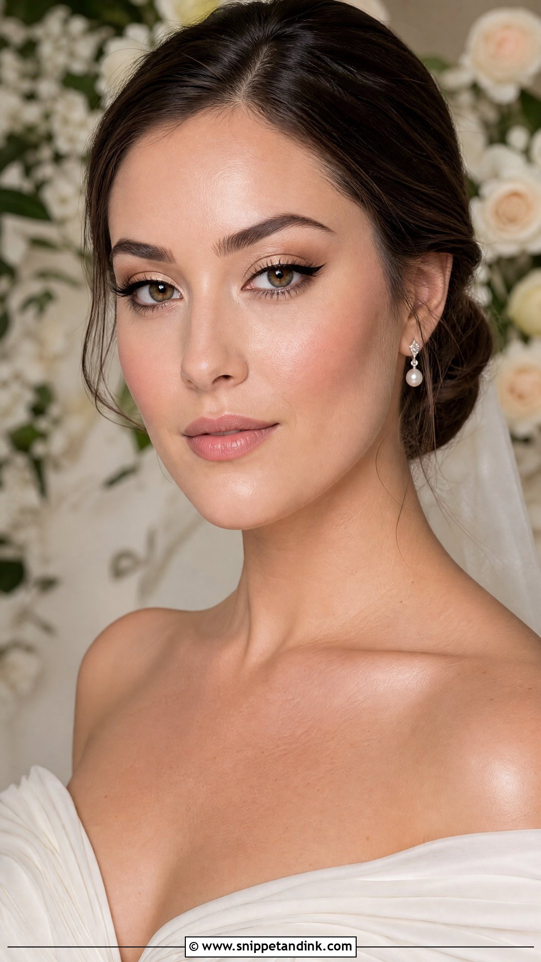 Classic Black Winged Wedding Eyeliner - Snippet and Ink - 20 Wedding Makeup Eyeliner Ideas