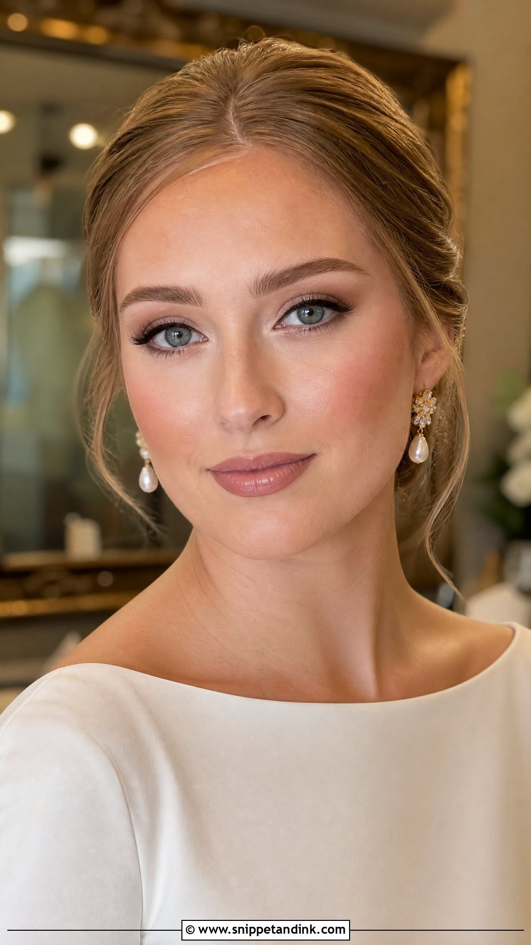 Classic Blushing Bride Makeup - Snippet and Ink - 20 Blushing Bride Makeup Ideas