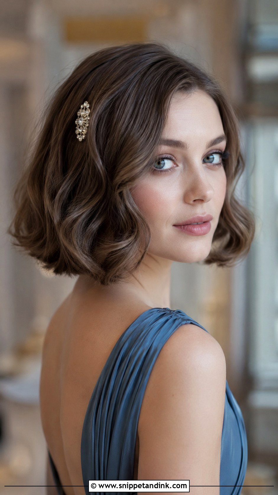Classic Bob With Soft Waves - Snippet and Ink - 25 Mom Hairstyles for Wedding