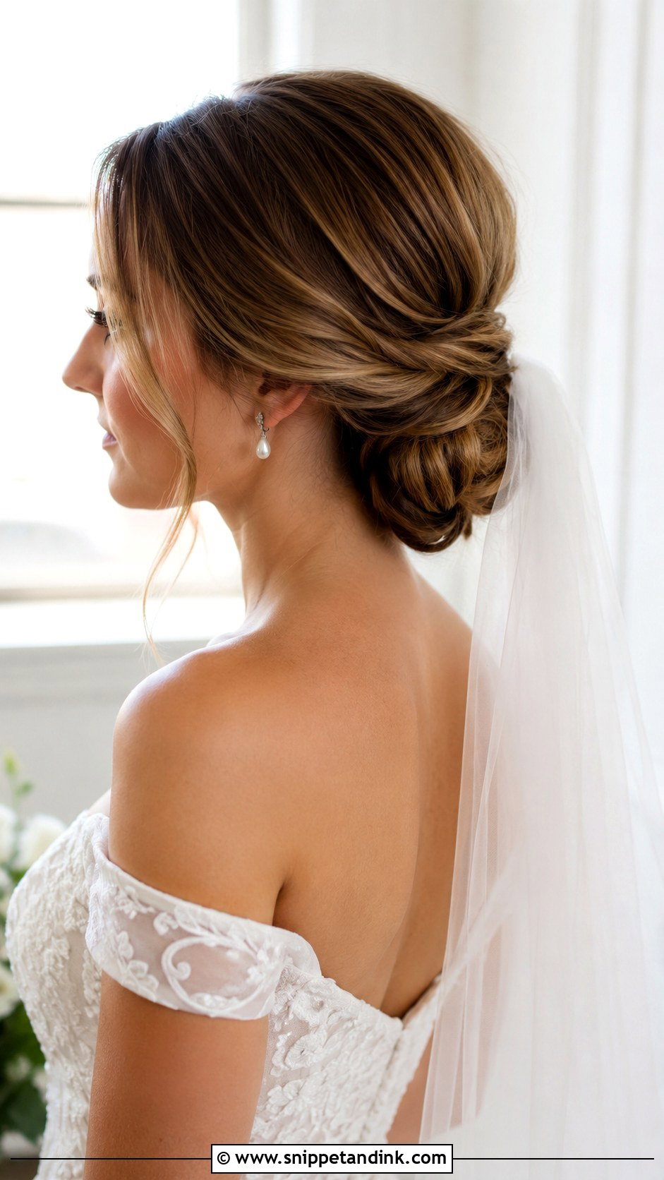 Classic Bridal Chignon - Snippet and Ink - 20 2024 Wedding Hair Ideas