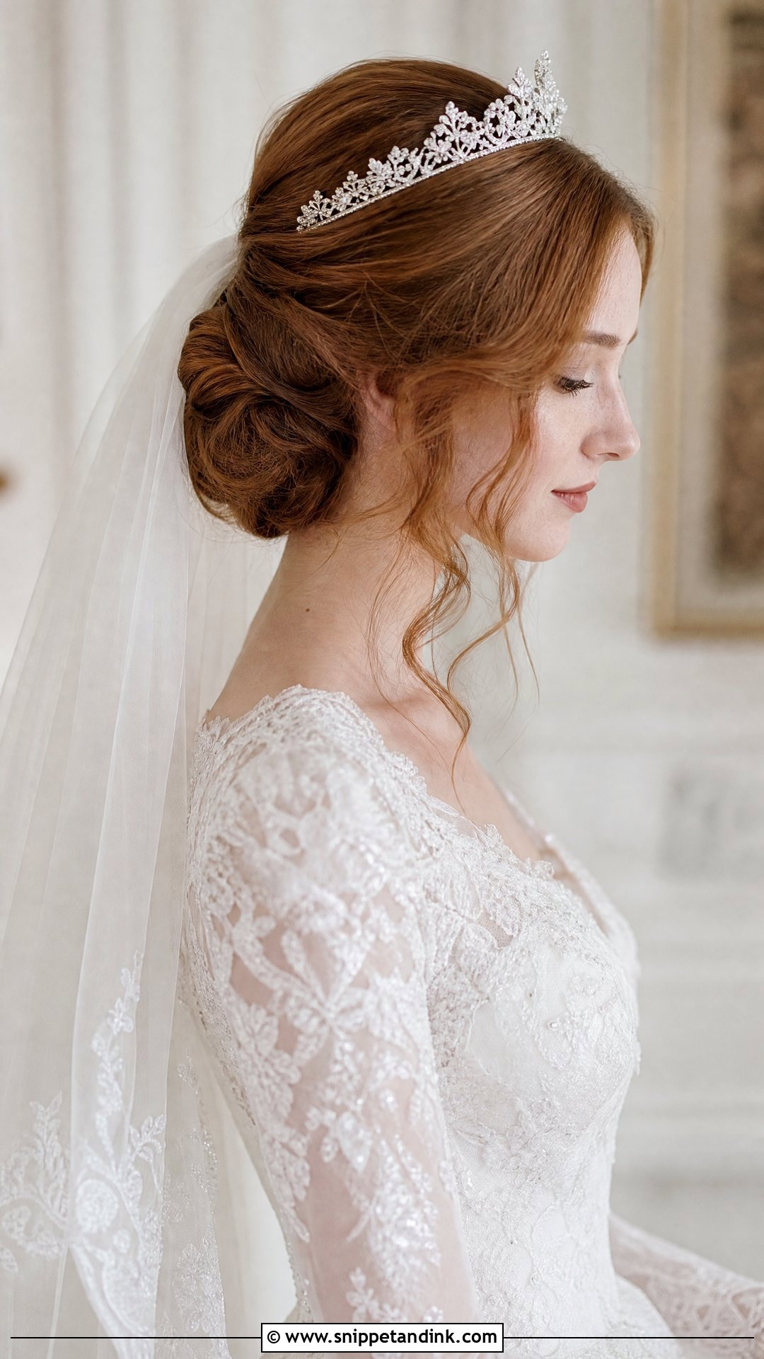 Classic Bridal Chignon - Snippet and Ink - 20 Wedding Hair Inspo Ideas
