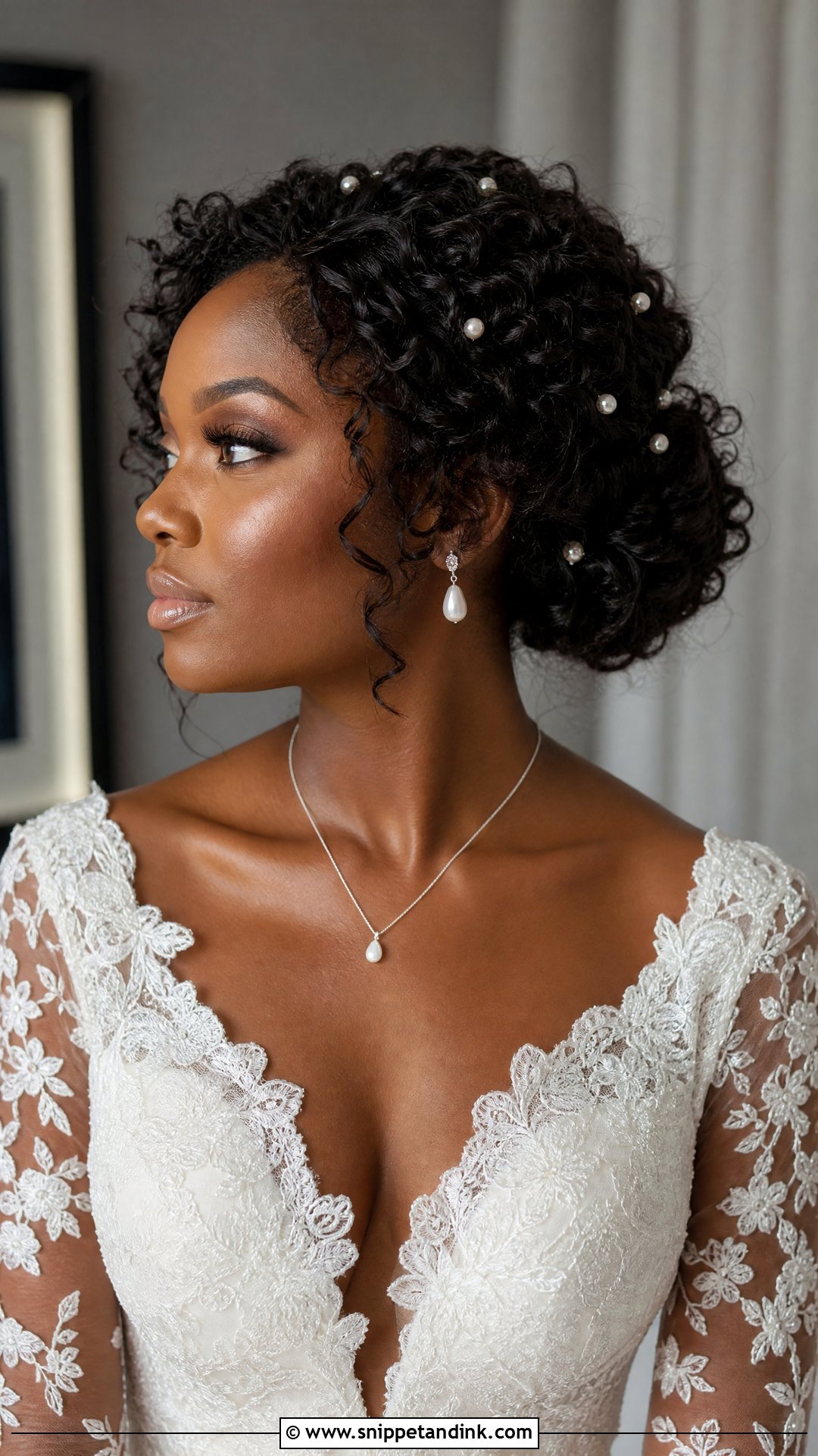 Classic Bridal Curly Updo - Snippet and Ink - 15 Classic Bridal Hairstyles