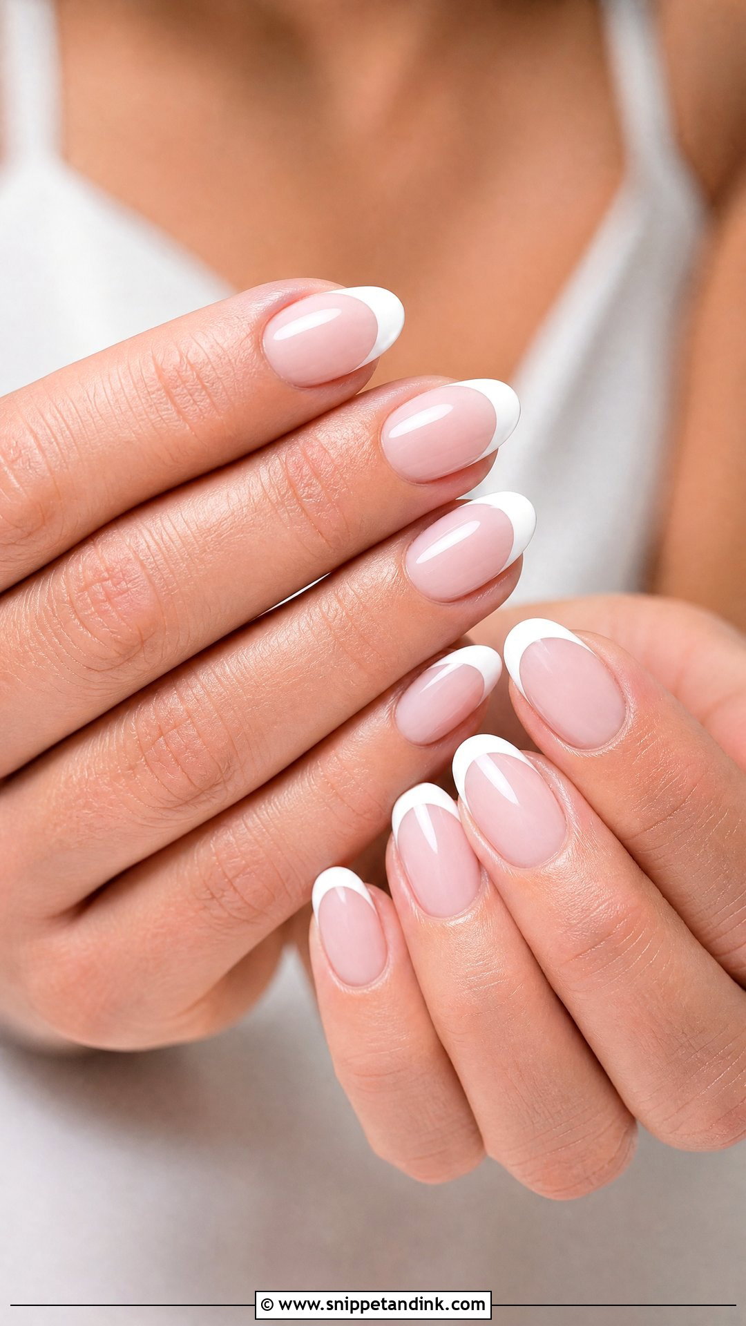 Classic Bridal French Manicure - Snippet and Ink - 25 Bridal French Manicure Ideas
