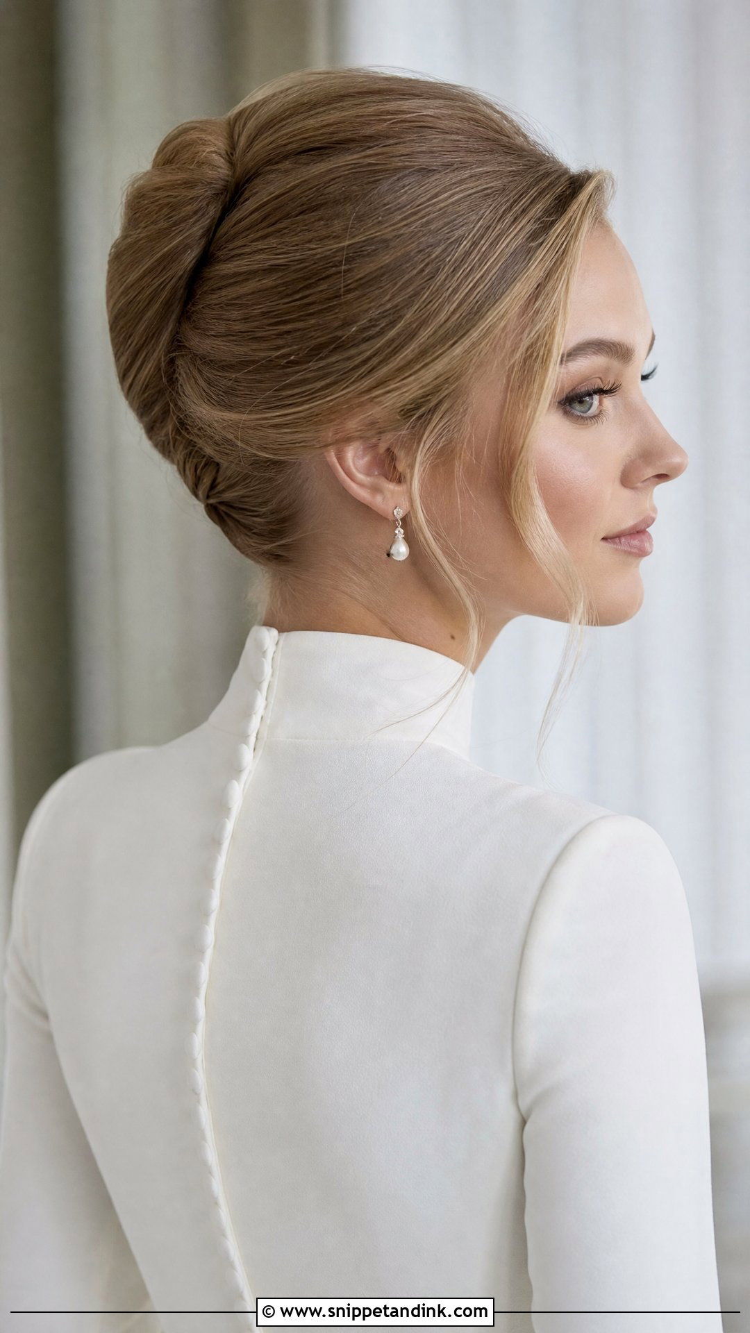 Classic Bridal French Twist - Snippet and Ink - 15 Classic Bridal Hairstyles