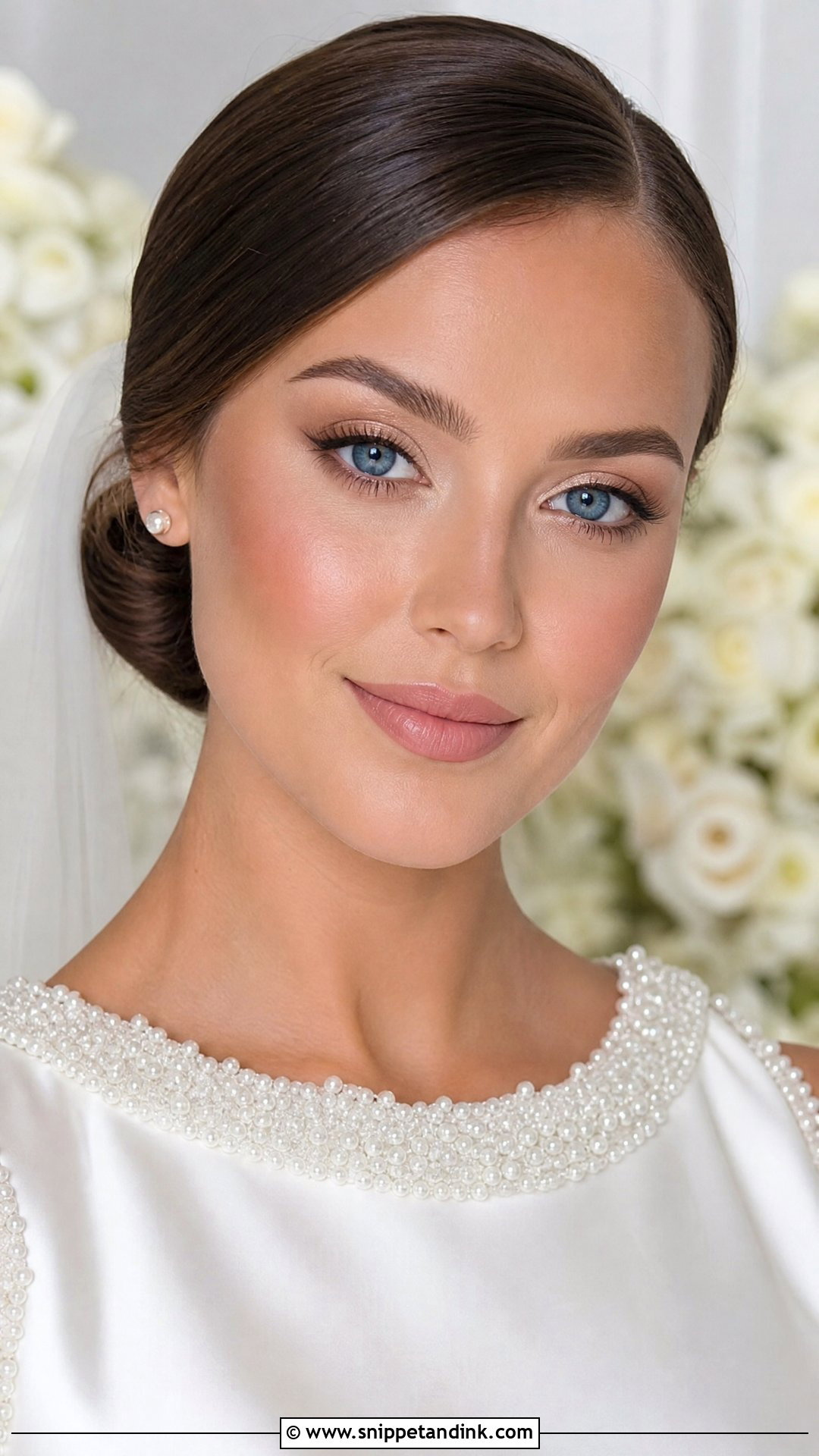 Classic Bridal Makeup For Blue Eyes - Snippet and Ink - 20 Natural Glam Bridal Makeup for Blue Eyes