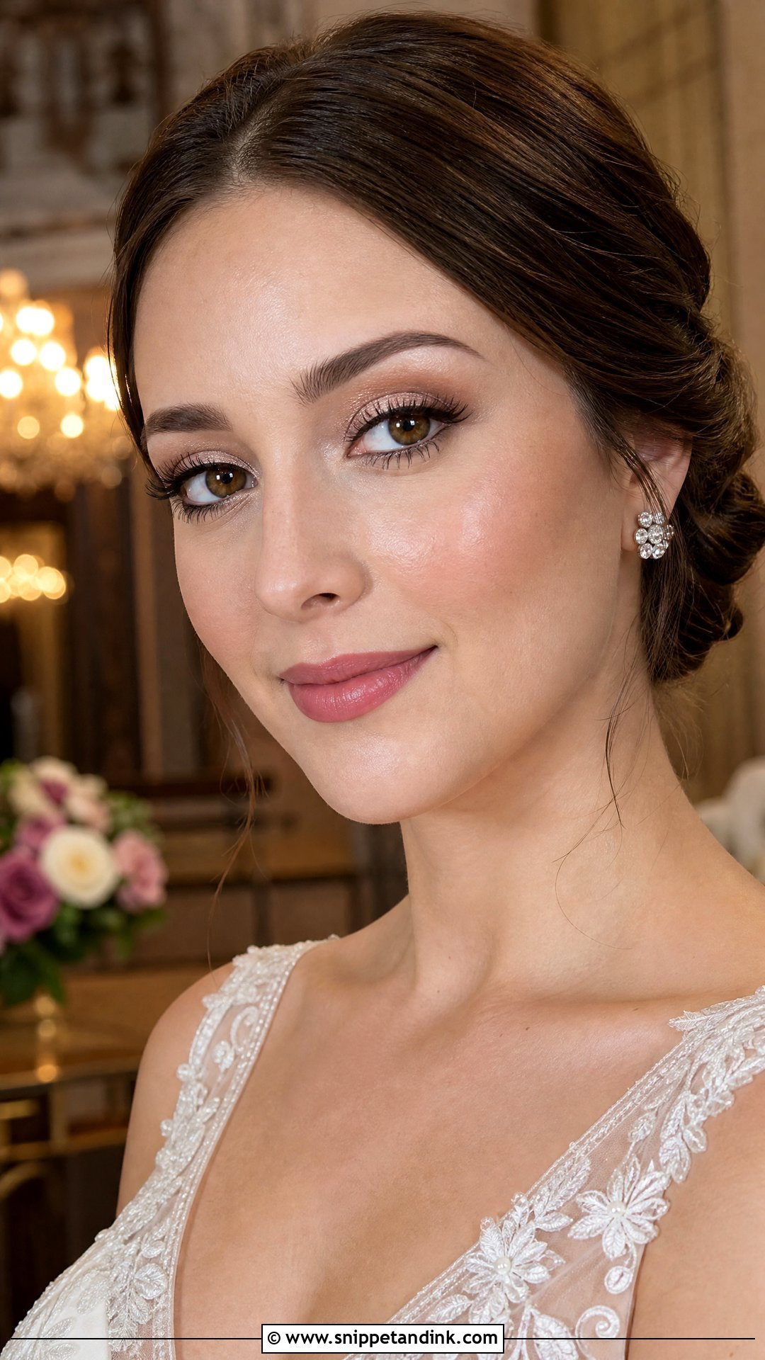 Classic Bridal Makeup For Brown Eyes - Snippet and Ink - 25 Soft Wedding Makeup for Brown Eyes