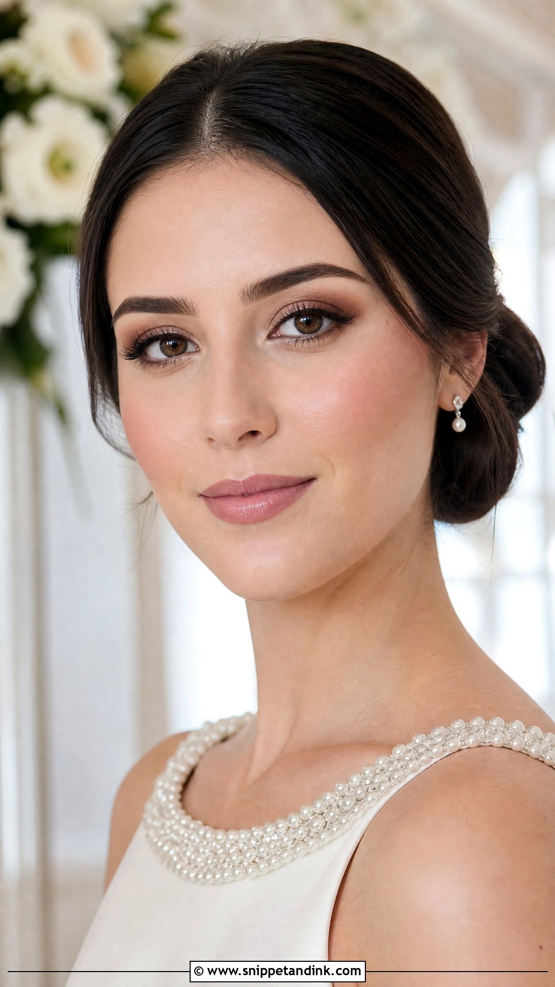 Classic Bridal Makeup For Brown Eyes Brunettes - Snippet and Ink - 25 Natural Bridal Makeup for Brown Eyes Brunettes