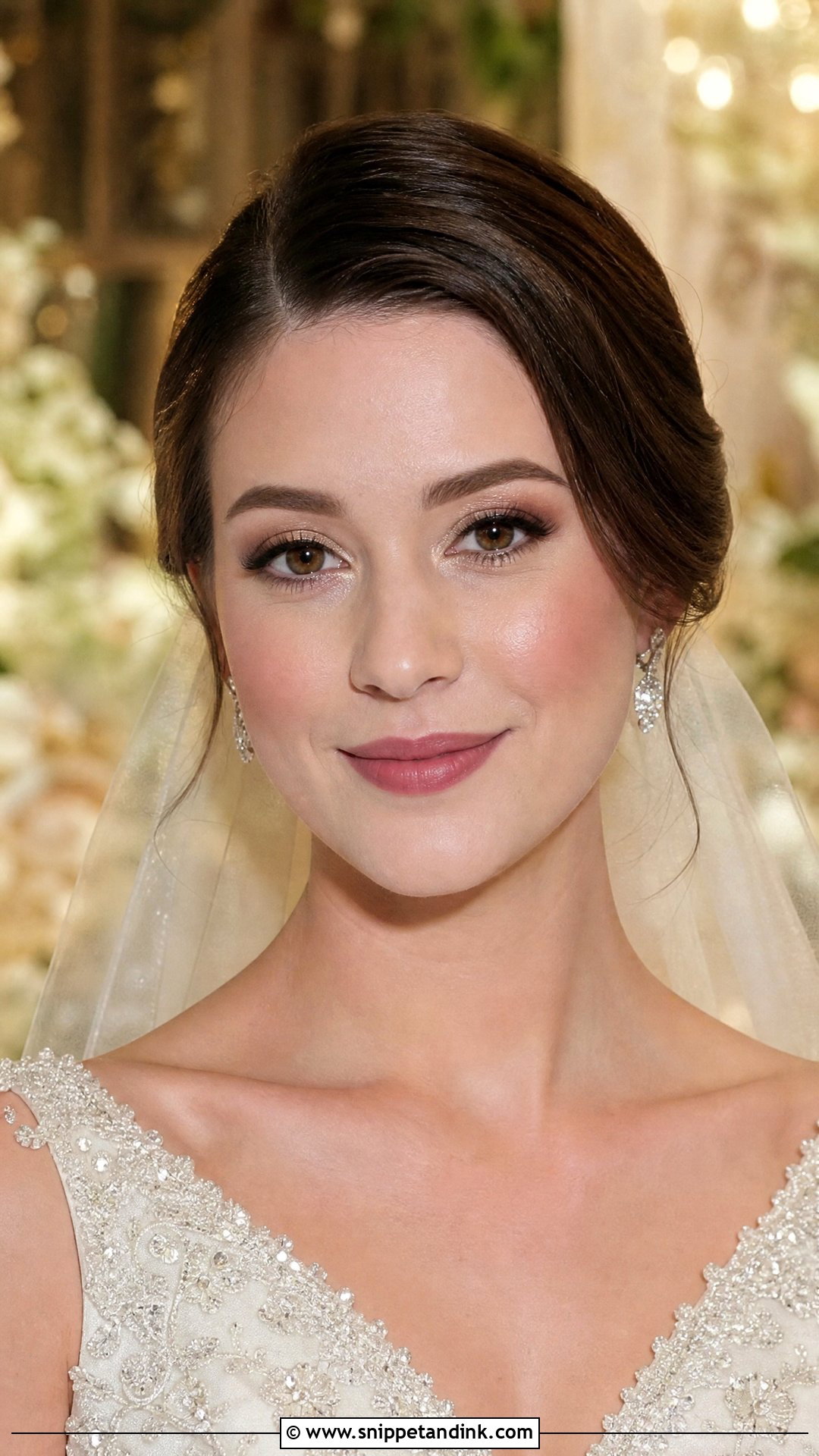 Classic Bridal Makeup For Brown Hair - Snippet and Ink - 20 Wedding Makeup Brown Hair Ideas