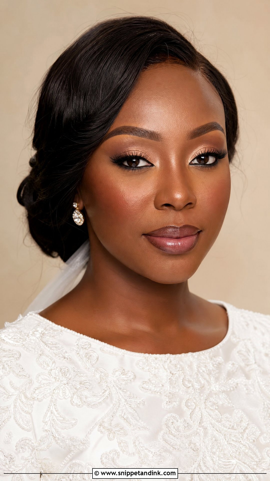 Classic Bridal Makeup For Dark Skin - Snippet and Ink - 20 Dark Skin Bridal Makeup Ideas