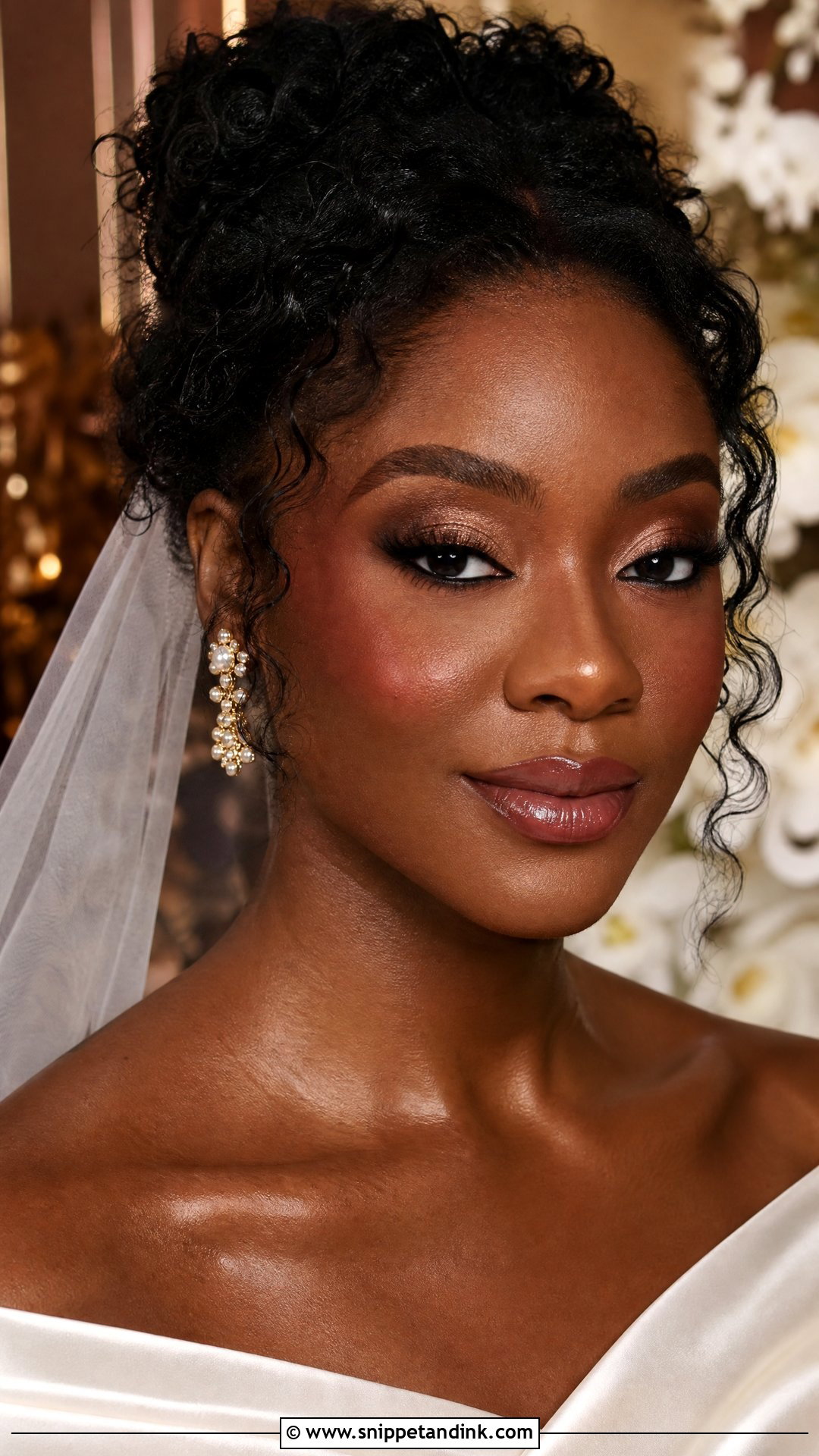 Classic Bridal Makeup For Deep Skin - Snippet and Ink - 25 Classic Bridal Makeup Ideas