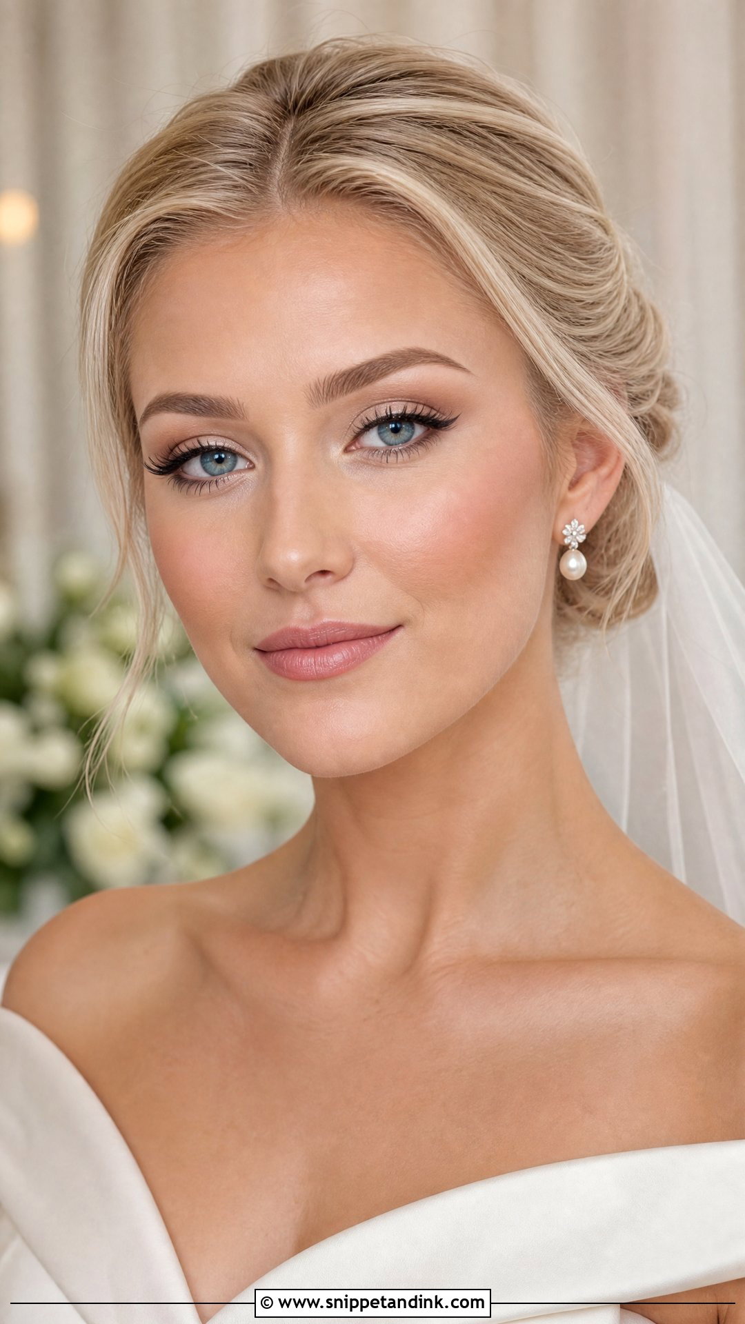 Classic Bridal Makeup for Blue Eyes - Snippet and Ink - 20 Wedding Day Makeup for Bride Blue Eyes