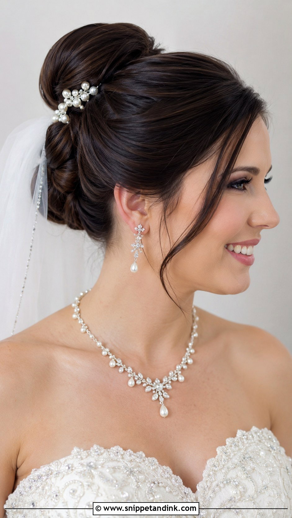 Classic Bridal Updo - Snippet and Ink - 20 Easy Bridal Hair Ideas