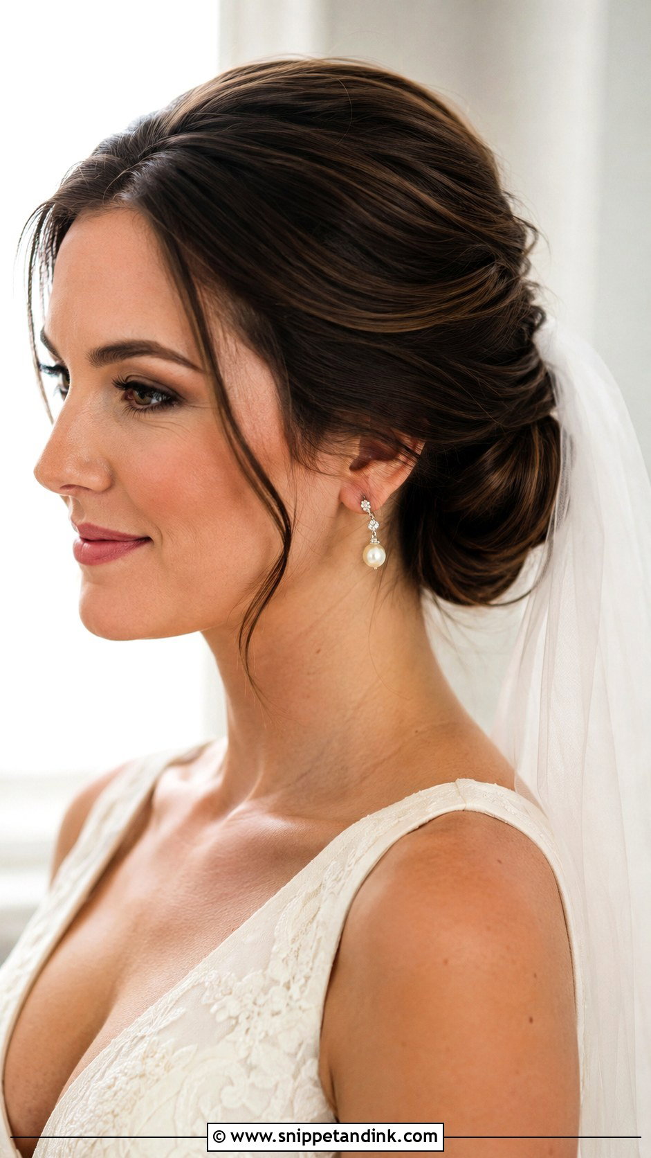 Classic Bridal Updo - Snippet and Ink - 15 Hair Up Bridal Styles