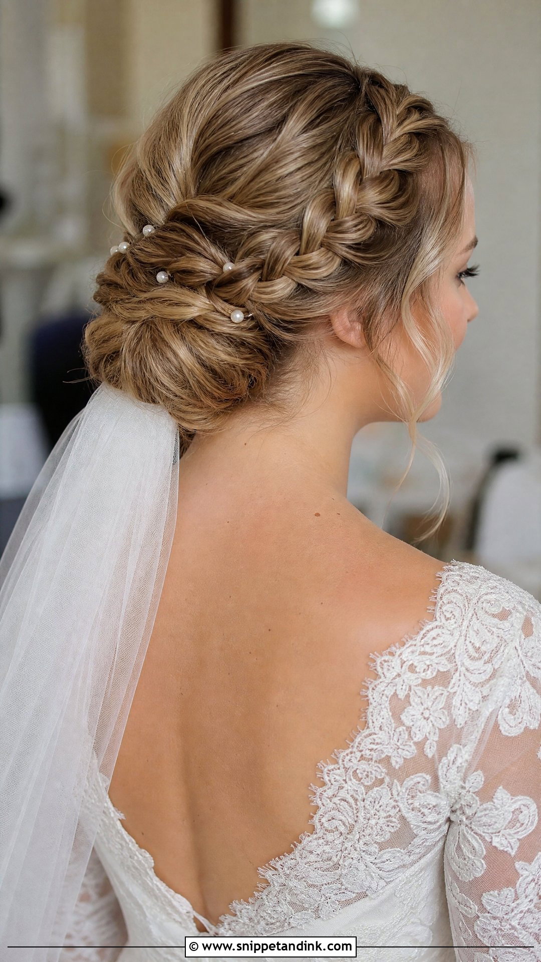 Classic Bride Braided Chignon - Snippet and Ink - 15 Classic Bride Hair Ideas