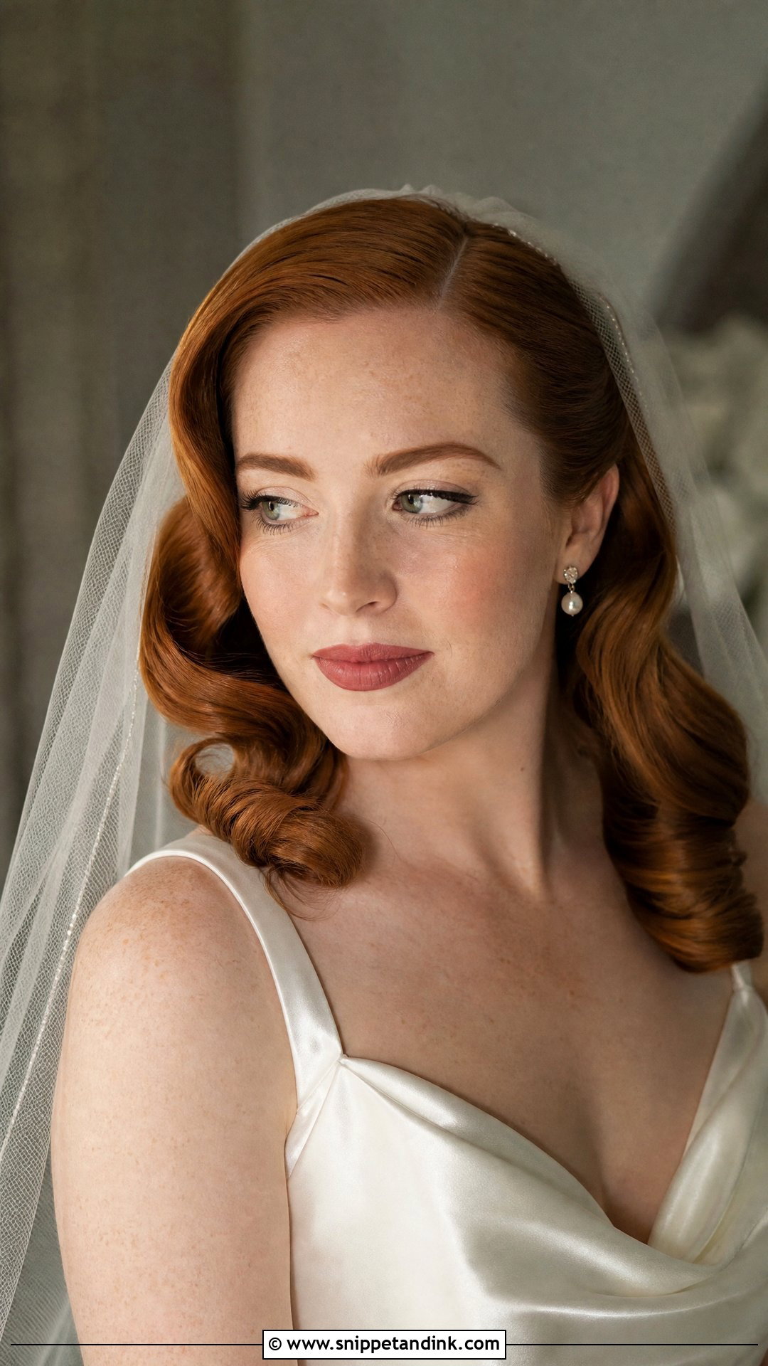 Classic Bride Vintage Waves - Snippet and Ink - 15 Classic Bride Hair Ideas
