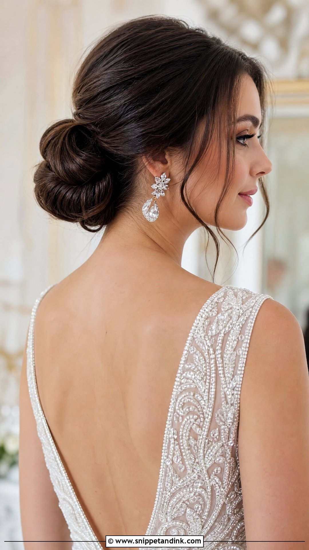 Classic Chignon - Snippet and Ink - 25 Brides Hair