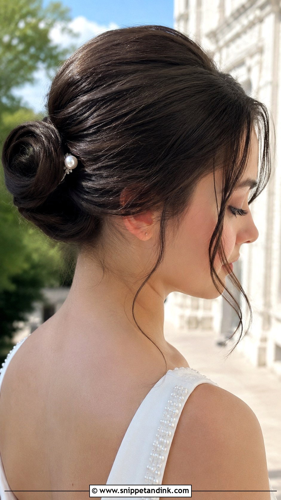 Classic Chignon - Snippet and Ink - 25 Confirmation Hairstyles