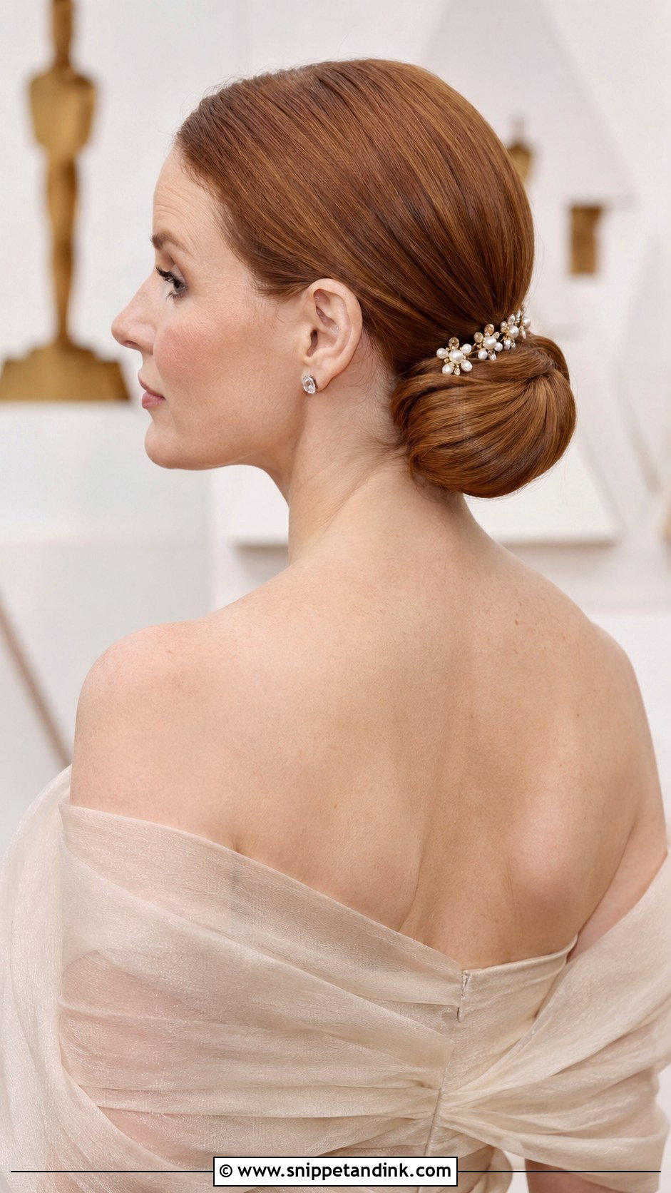 Classic Chignon - Snippet and Ink - 25 Engagement Look Hairstyle Ideas