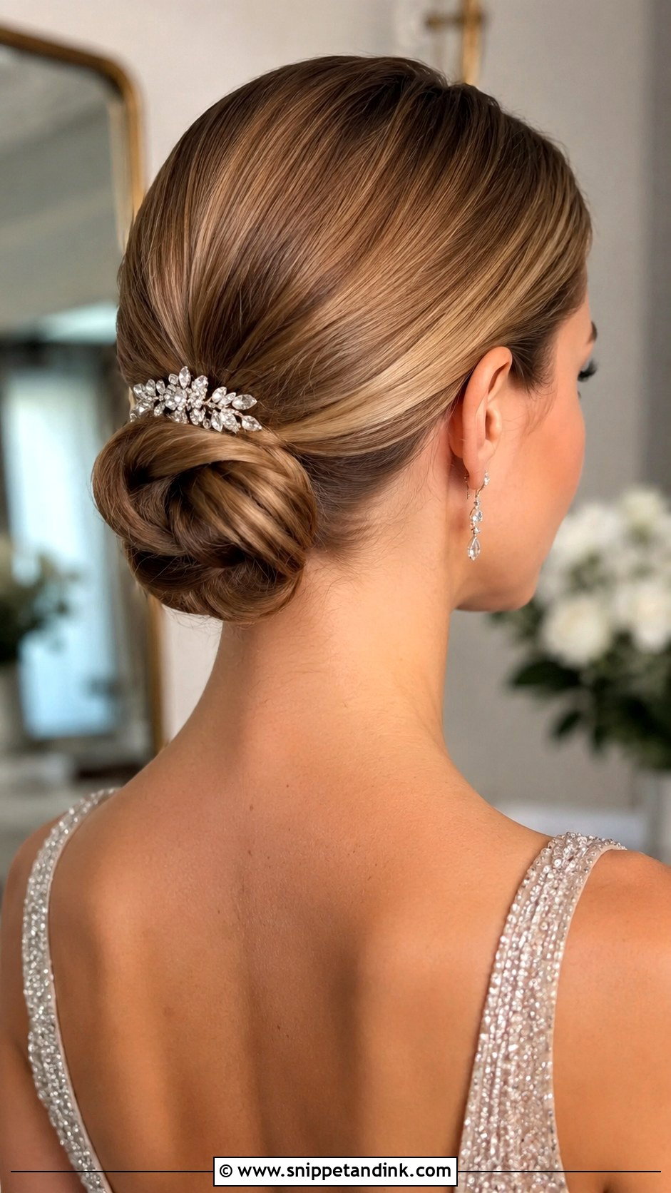 Classic Chignon - Snippet and Ink - 25 Simple Engagement Hairstyles