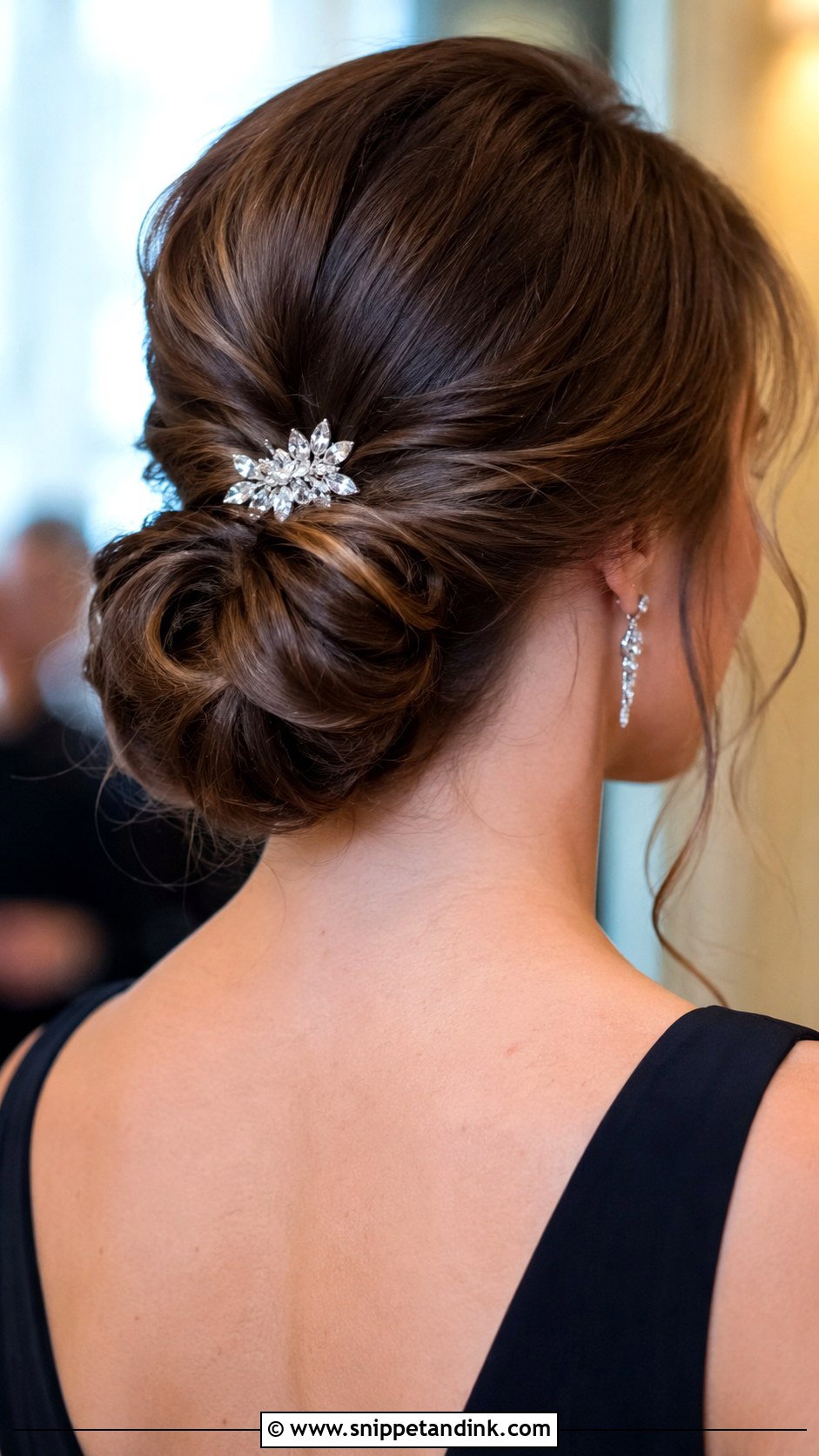 Classic Chignon - Snippet and Ink - 25 Simple Wedding Guest Hairstyles