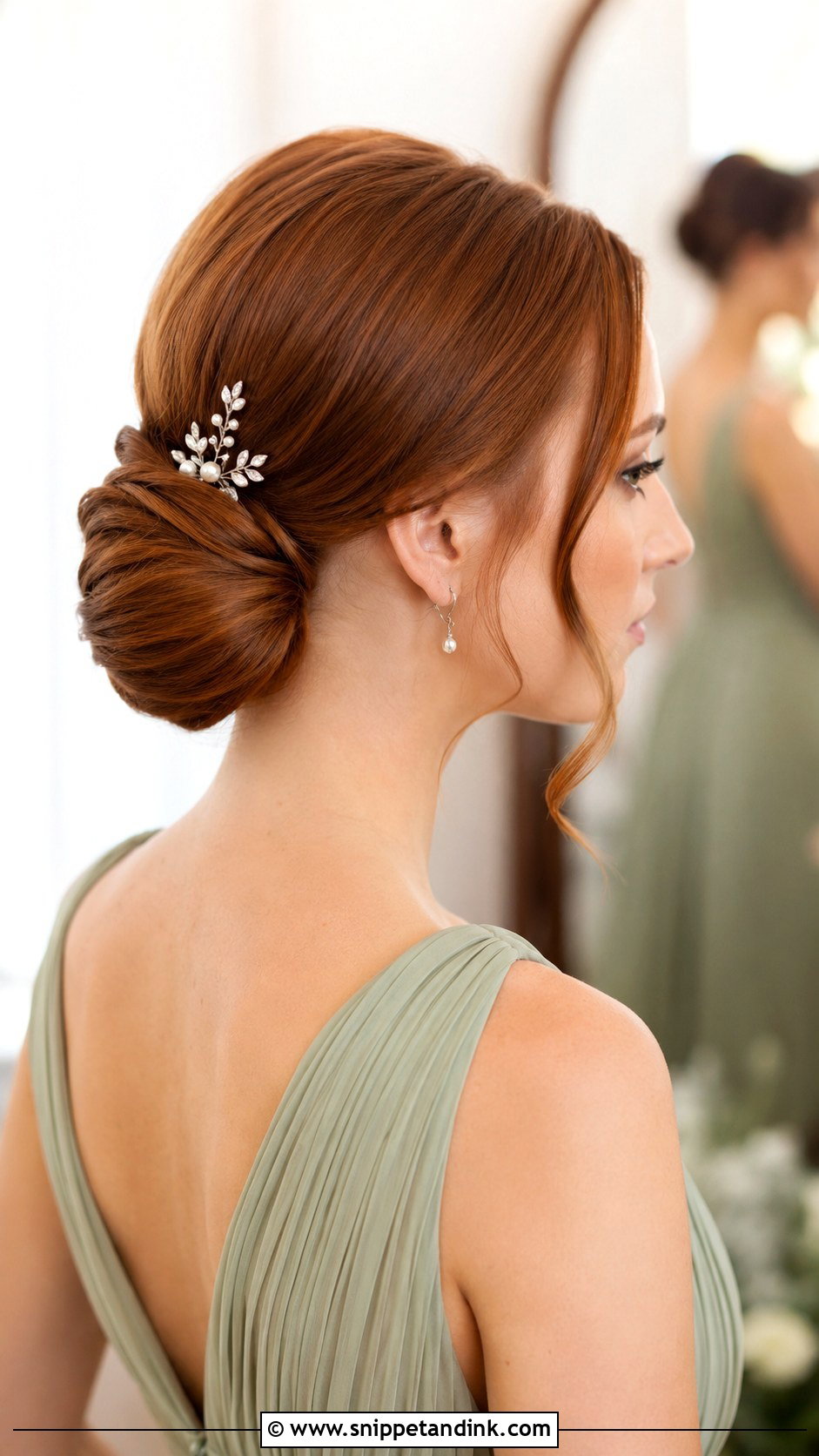 Classic Chignon - Snippet and Ink - 30 Bridemaids Hairstyles