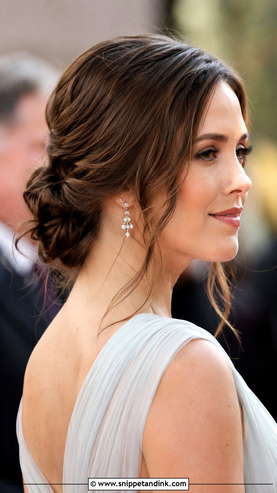 Classic Chignon - Snippet and Ink - 30 Engagement Hair Ideas