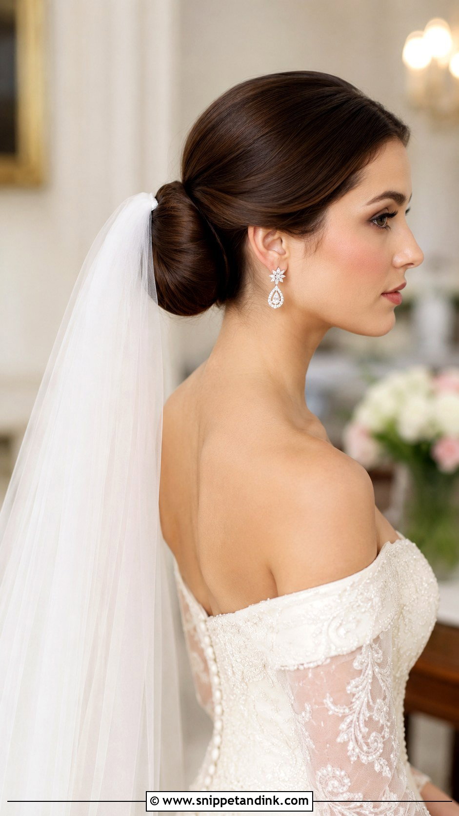 Classic Chignon - Snippet and Ink - 30 Wedding Updo Hairstyles