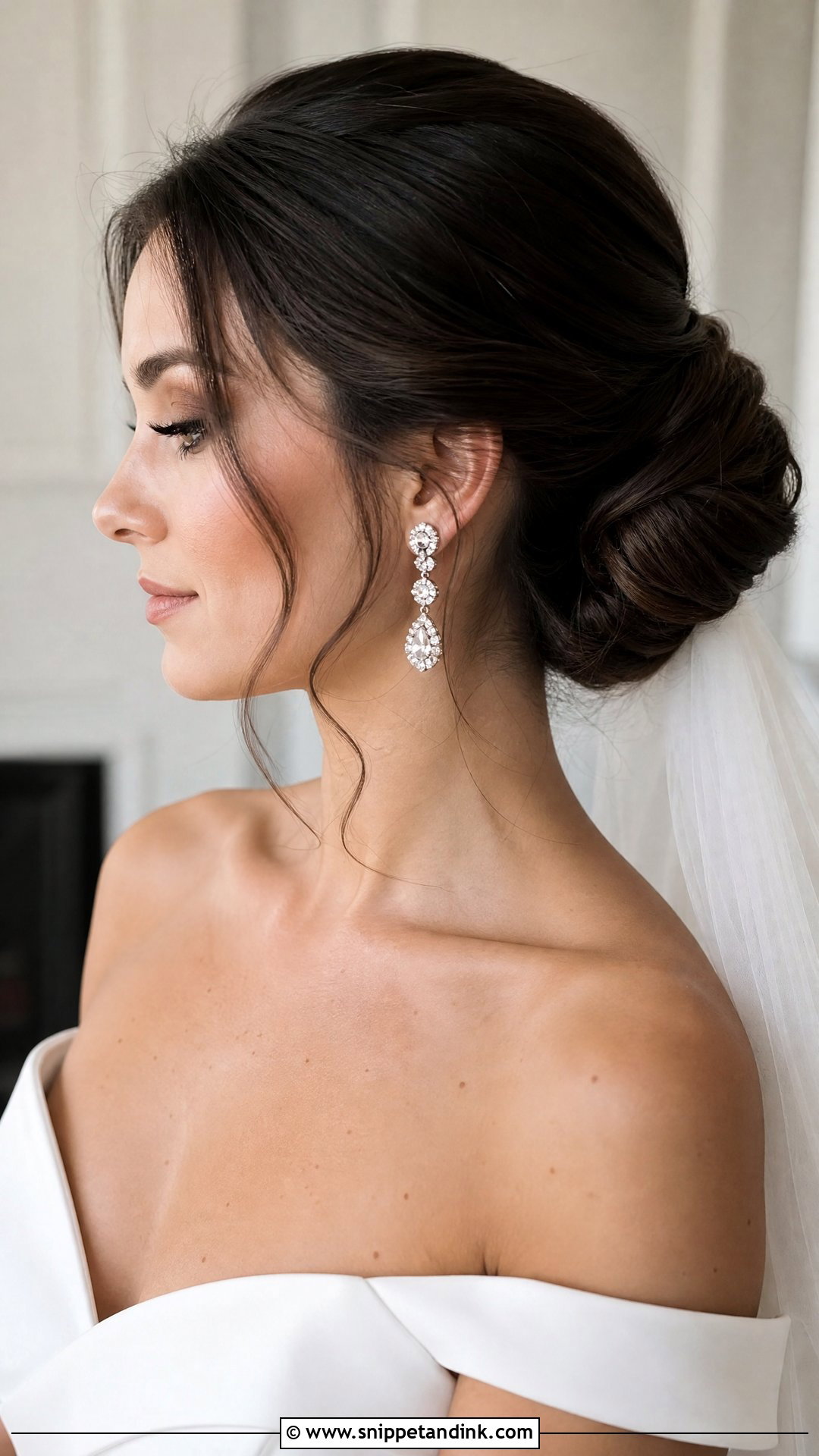 Classic Chignon - Snippet and Ink - 20 Wedding Hairstyles 2024