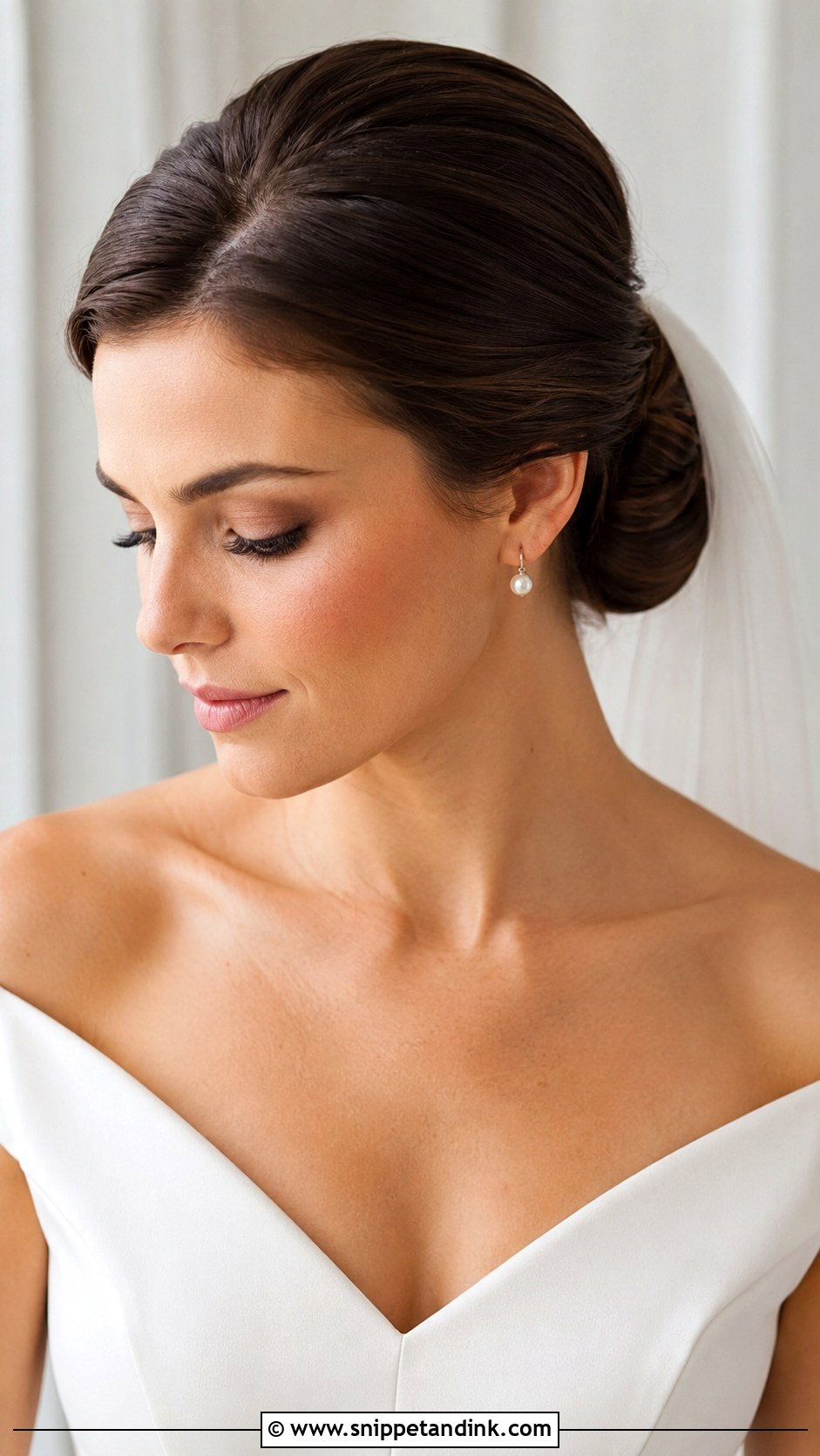 Classic Chignon Bridal Updo - Snippet and Ink - 20 Brides Updo Hairstyles