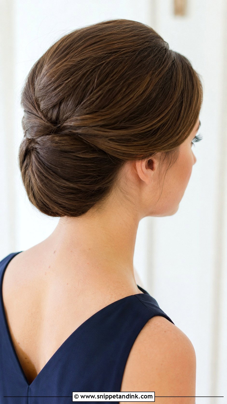 Classic Chignon Bridesmaid Updo - Snippet and Ink - 20 Up Do for Bridesmaid Ideas