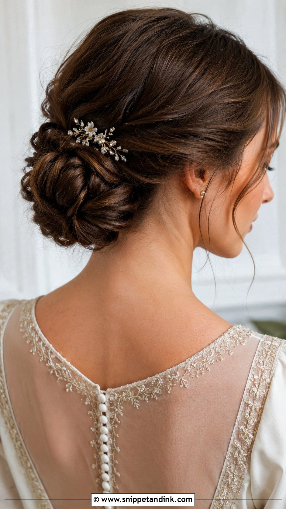 Classic Chignon Court Wedding Hairstyle - Snippet and Ink - 20 Court Wedding Hairstyles