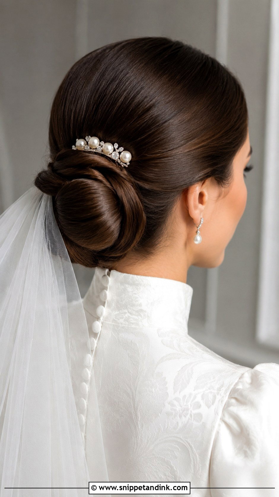 Classic Chignon Updo - Snippet and Ink - 25 Updo Wedding Hairstyles for Long Hair