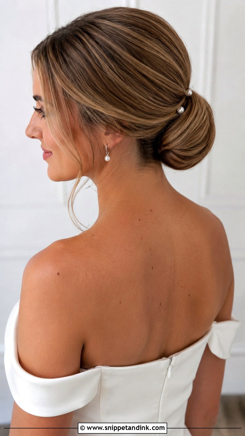 Classic Chignon Updo - Snippet and Ink - 25 Wedding Hairstyles Straight Hair
