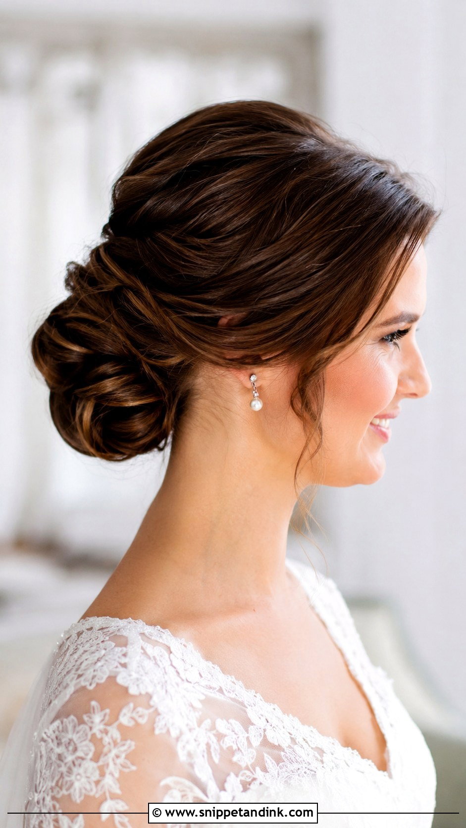 Classic Chignon Wedding Hair - Snippet and Ink - 20 Formal Wedding Hair Ideas