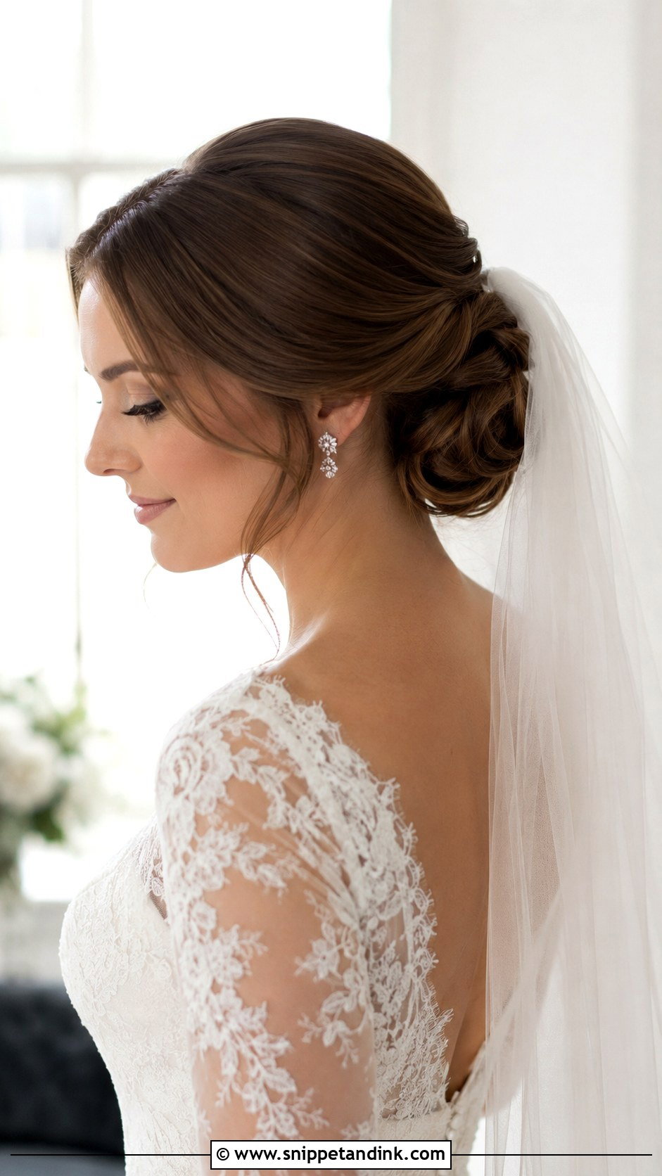 Classic Chignon Wedding Hair - Snippet and Ink - 20 Chignon Hair Wedding Ideas