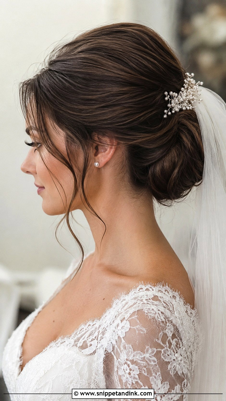 Classic Chignon Wedding Hairstyle - Snippet and Ink - 15 Luxury Wedding Hairstyles