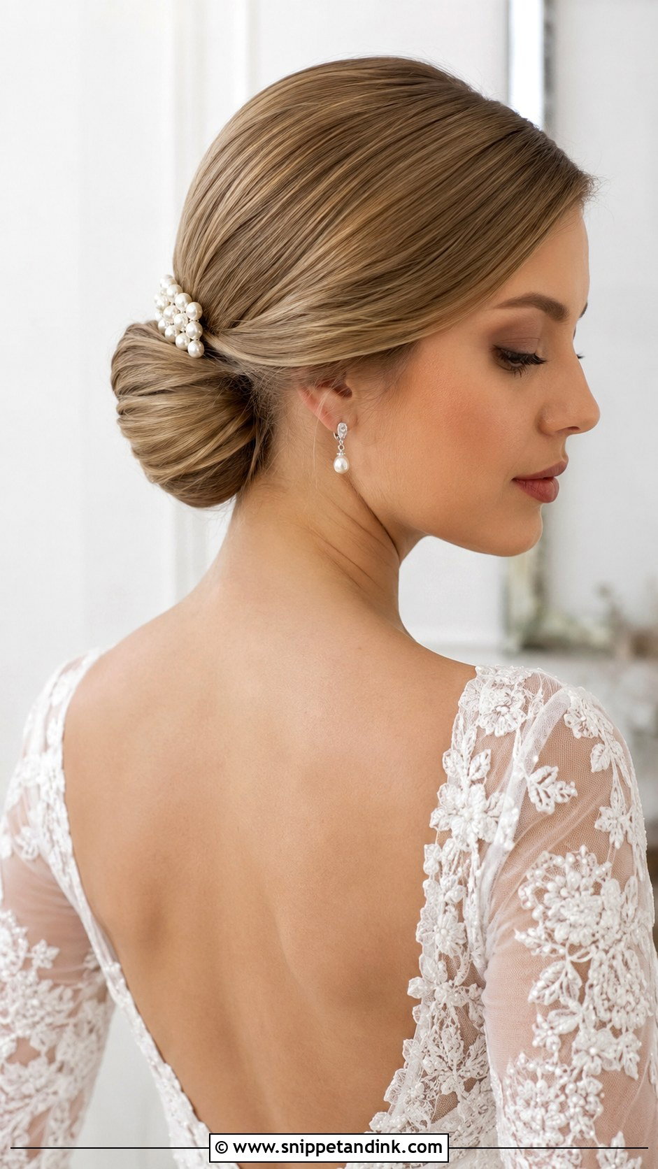 Classic Chignon Wedding Hairstyle - Snippet and Ink - 20 Hairstyles for Occasions Weddings