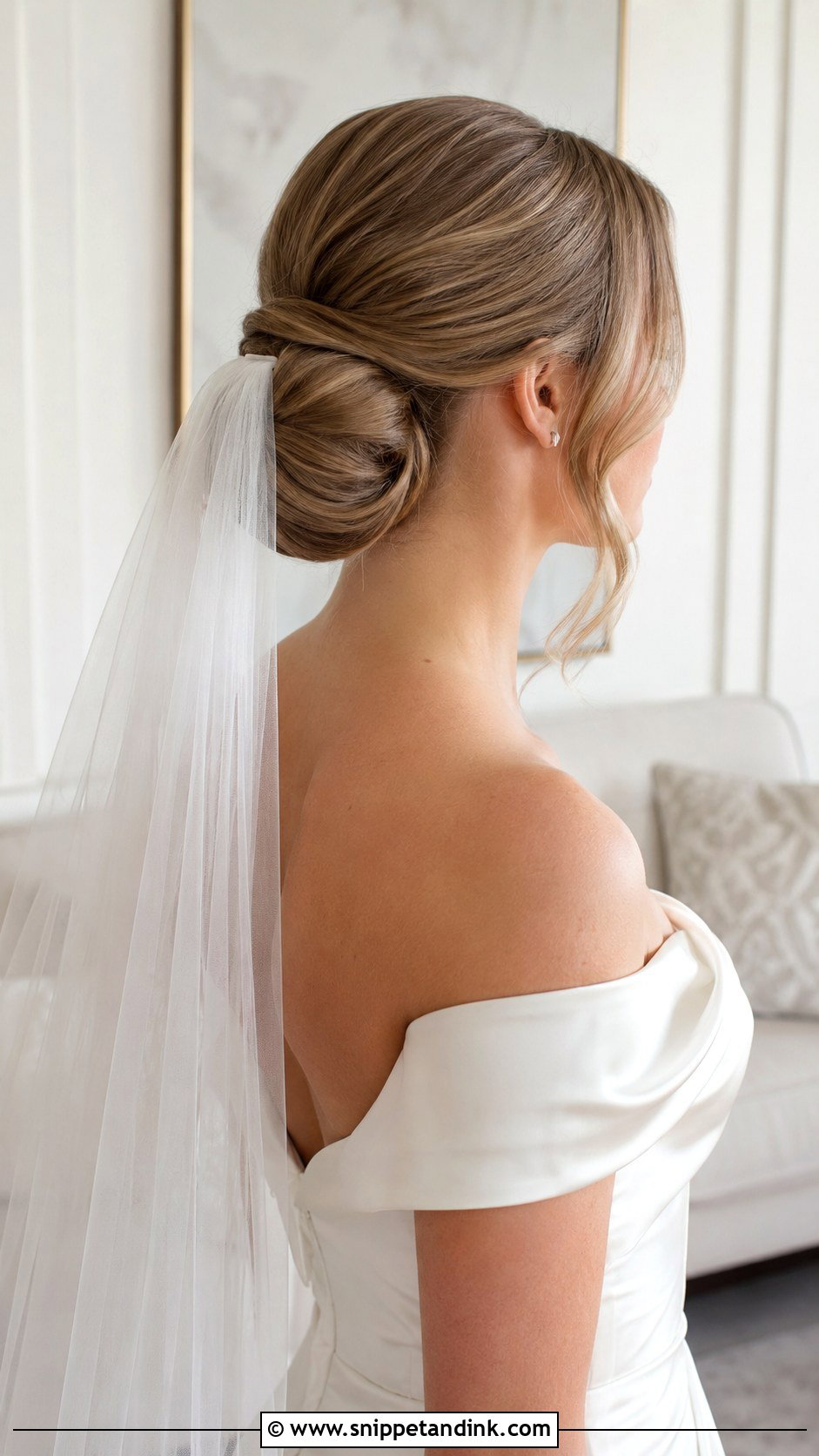 Classic Chignon Wedding Hairstyle for Medium Hair - Snippet and Ink - 20 Wedding Hair Styles Medium Hair