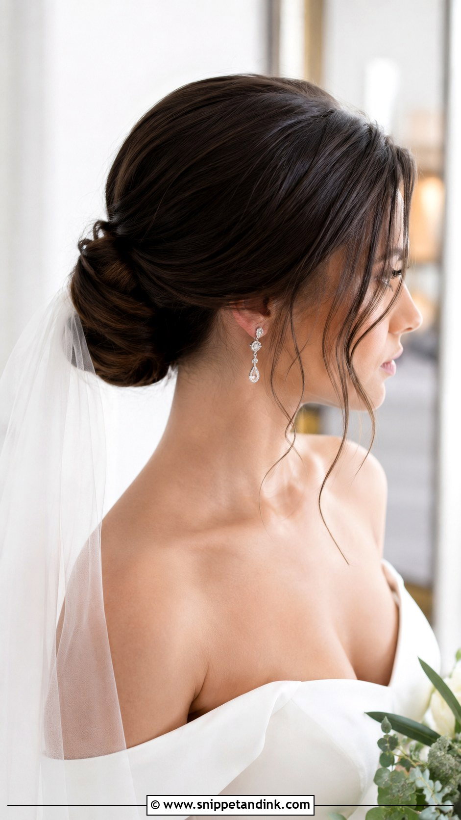 Classic Chignon Wedding Updo - Snippet and Ink - 20 Spring Wedding Hair Ideas