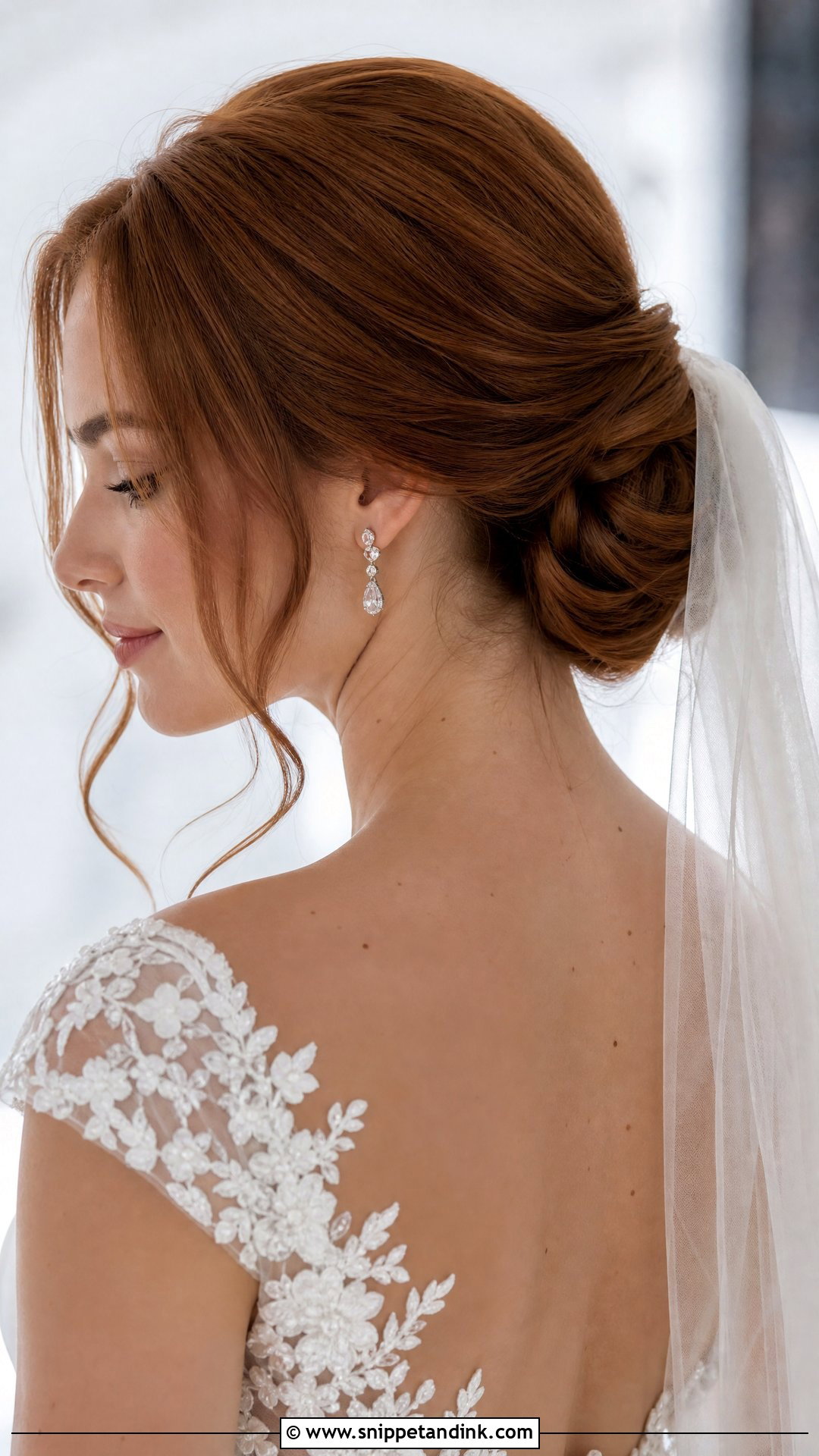 Classic Chignon for Long Hair - Snippet and Ink - 20 Bridal Hairstyle for Long Hair Ideas