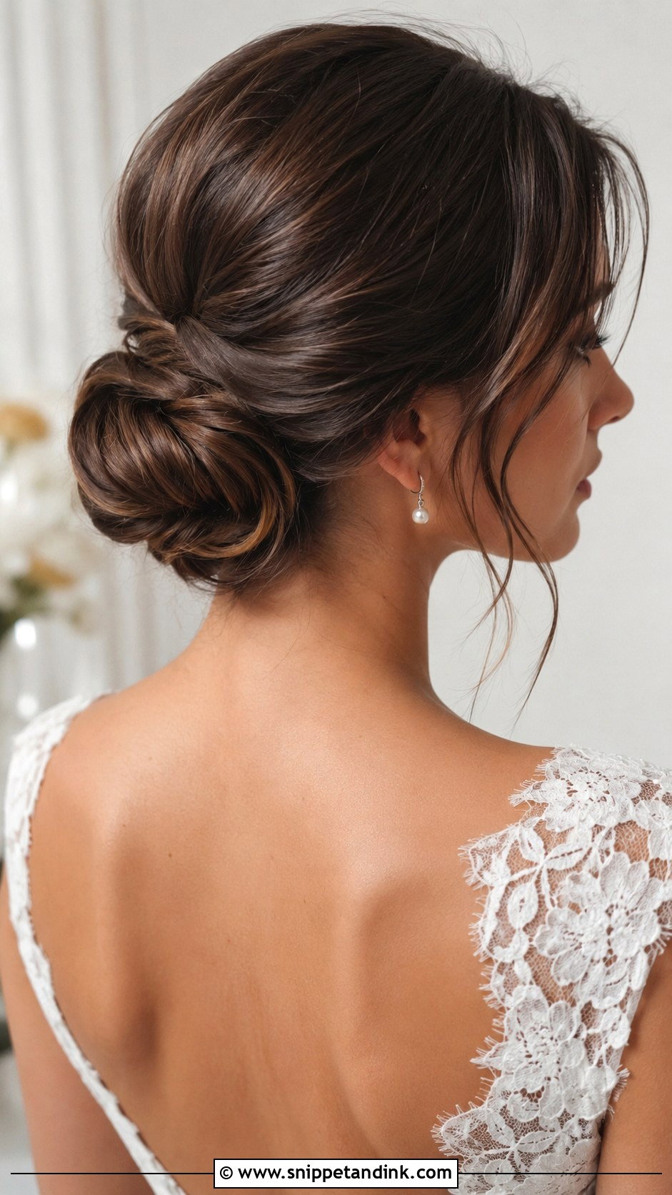 Classic Chignon for Short Bob - Snippet and Ink - 20 Easy Wedding Hairstyles for Short Hair