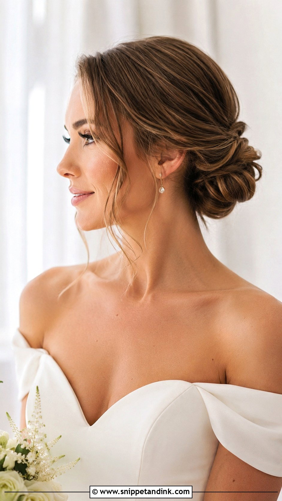 Classic Chignon for Short Hair - Snippet and Ink - 20 Formal Hairstyles for Short Hair Wedding