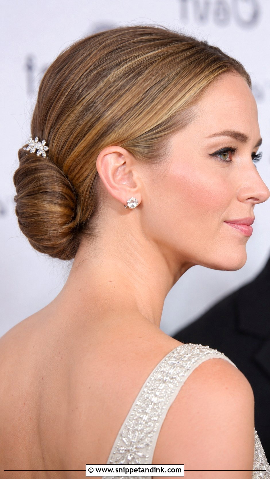 Classic Chignon for Wedding Guest - Snippet and Ink - 30 Easy Hairstyles for Wedding Guest