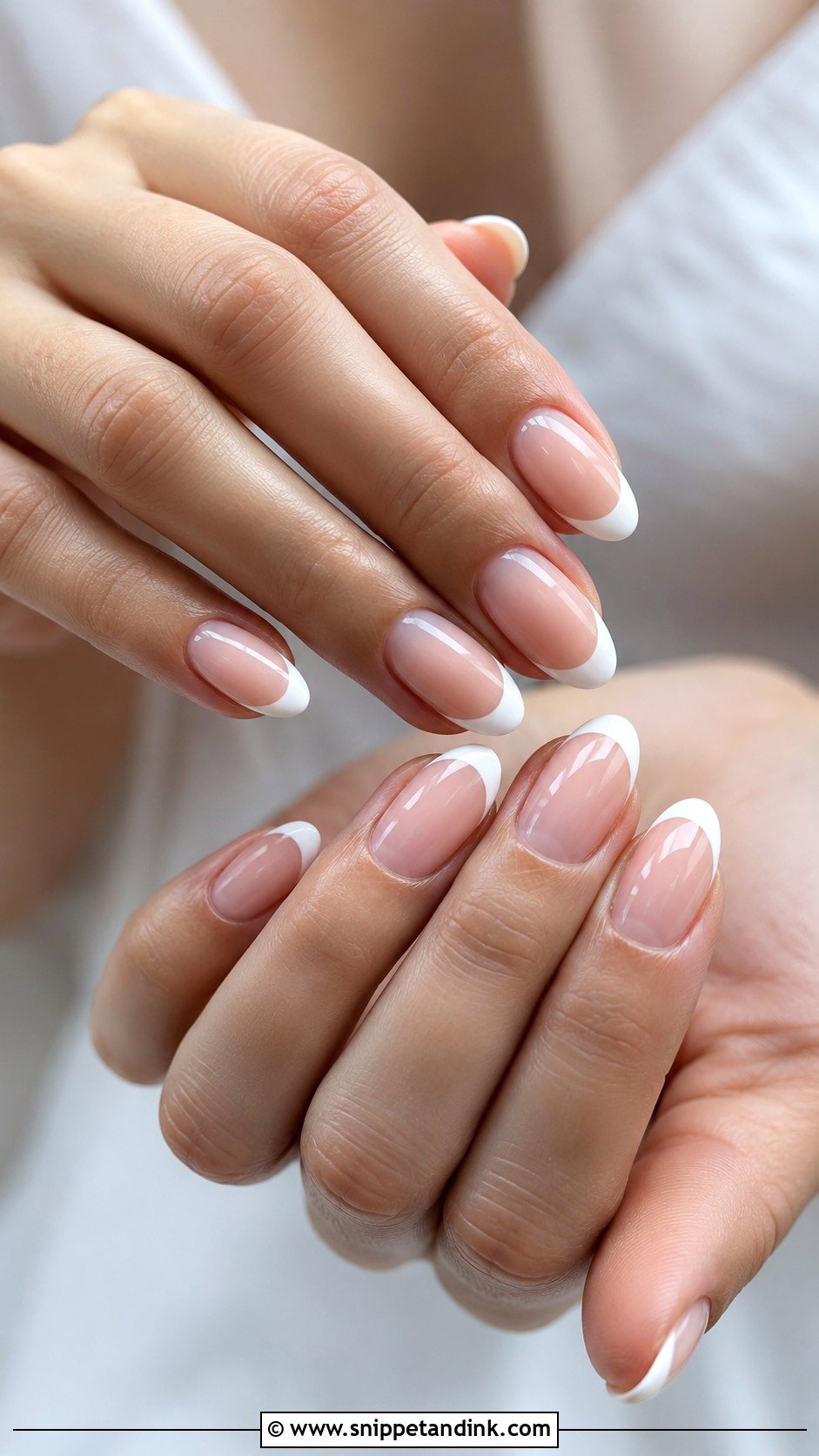 Classic French Acrylic Nails For Bride - Snippet and Ink - 20 Acrylic Nails for the Bride Wedding