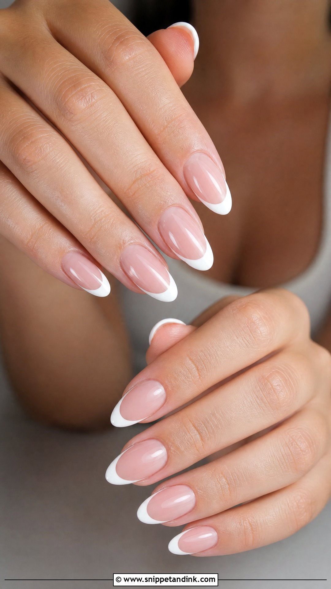Classic French Acrylic Wedding Nails - Snippet and Ink - 25 Acrylic Wedding Nails for Bride