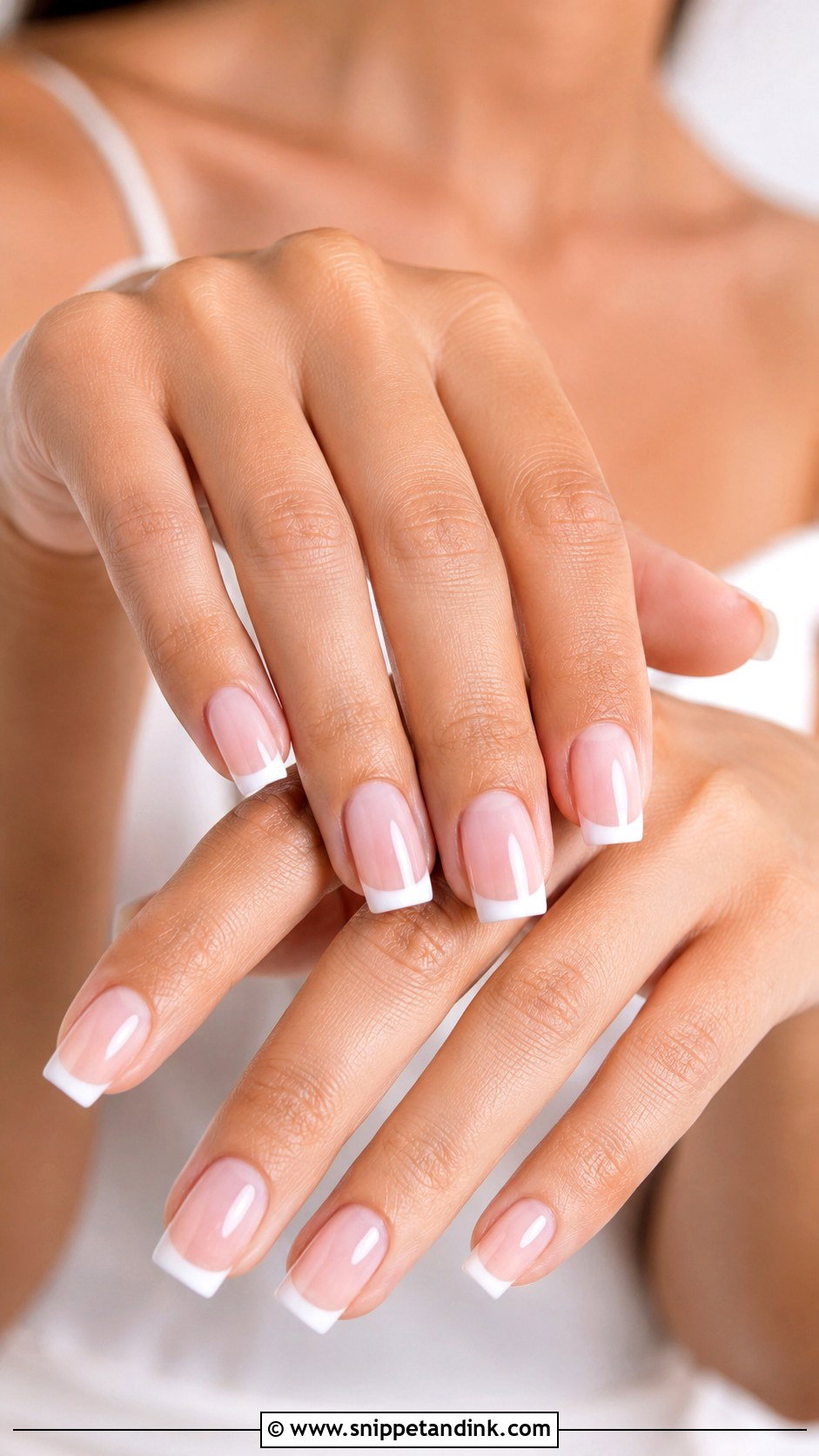 Classic French Bridal Nails - Snippet and Ink - 20 Bridal Nails Art