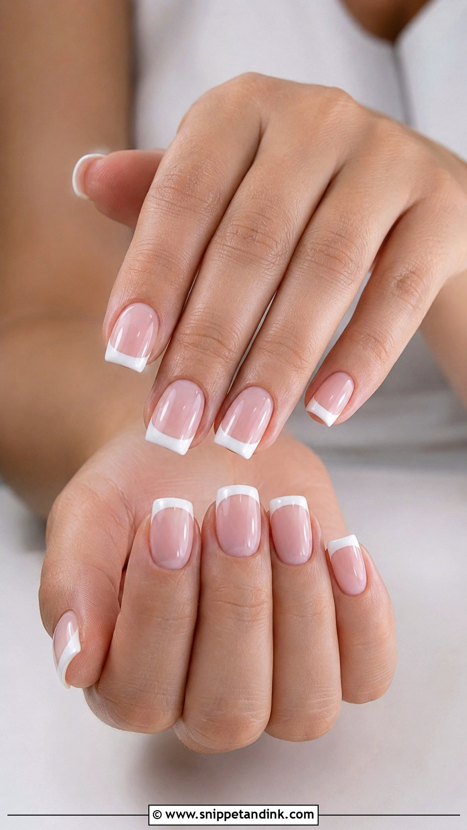 Classic French Bridal Nails - Snippet and Ink - 20 Nail Art for Bridal Ideas