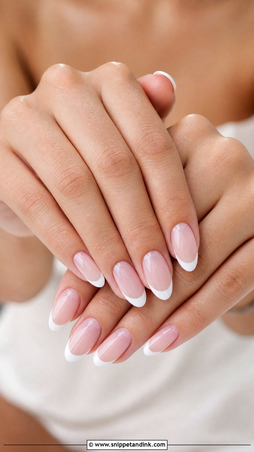 Classic French Bridal Nails - Snippet and Ink - 25 Bridal Wedding Nails for Bride