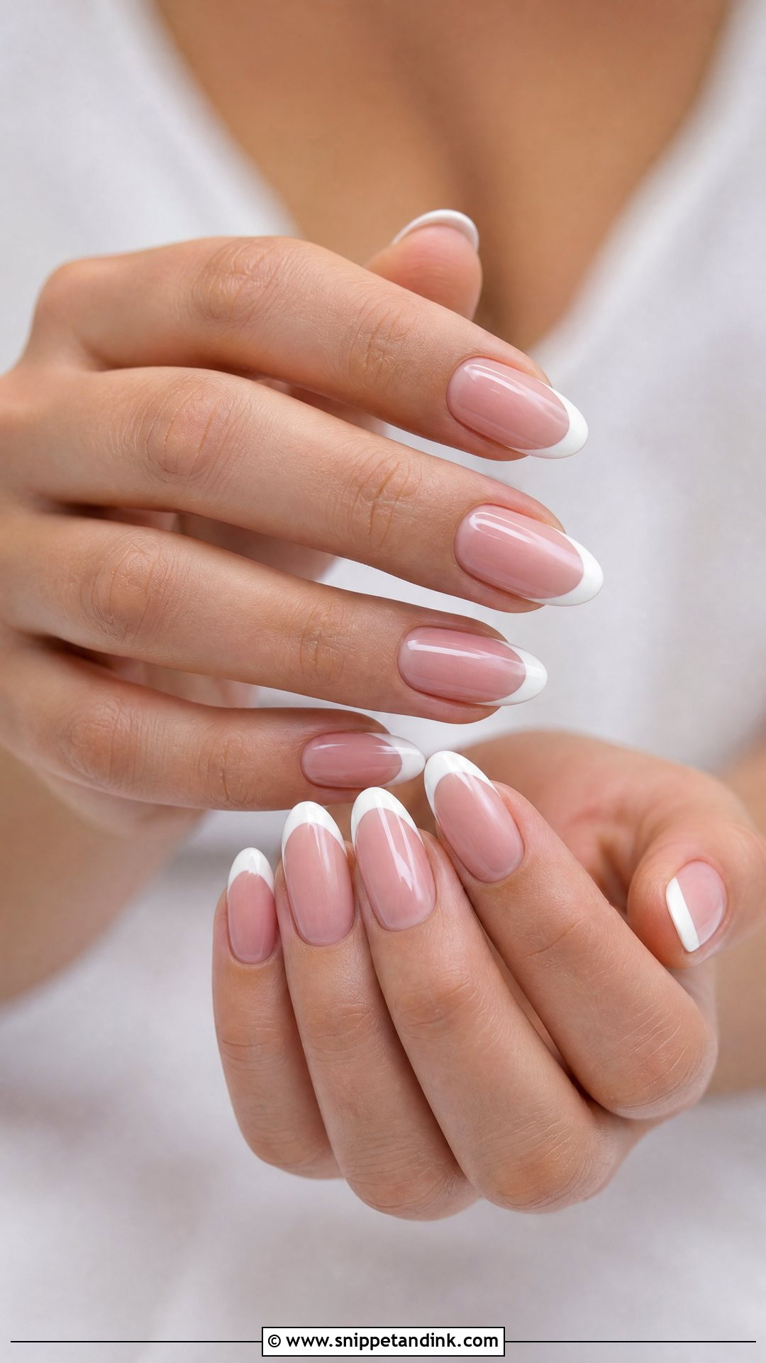 Classic French Bridal Nails - Snippet and Ink - 25 Classy Bridal Nails