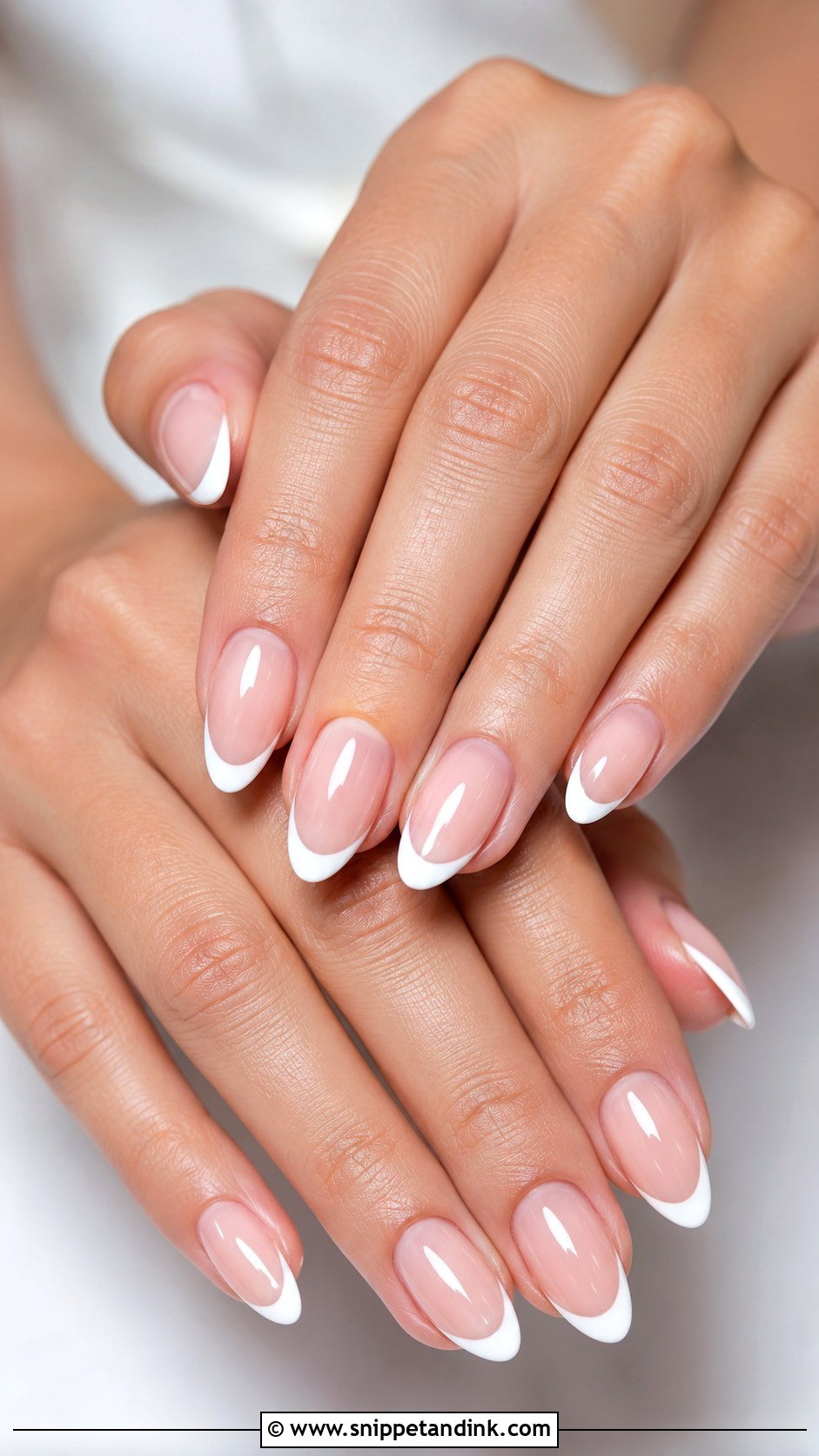 Classic French Bride Nails - Snippet and Ink - 20 Bride Nails 2025